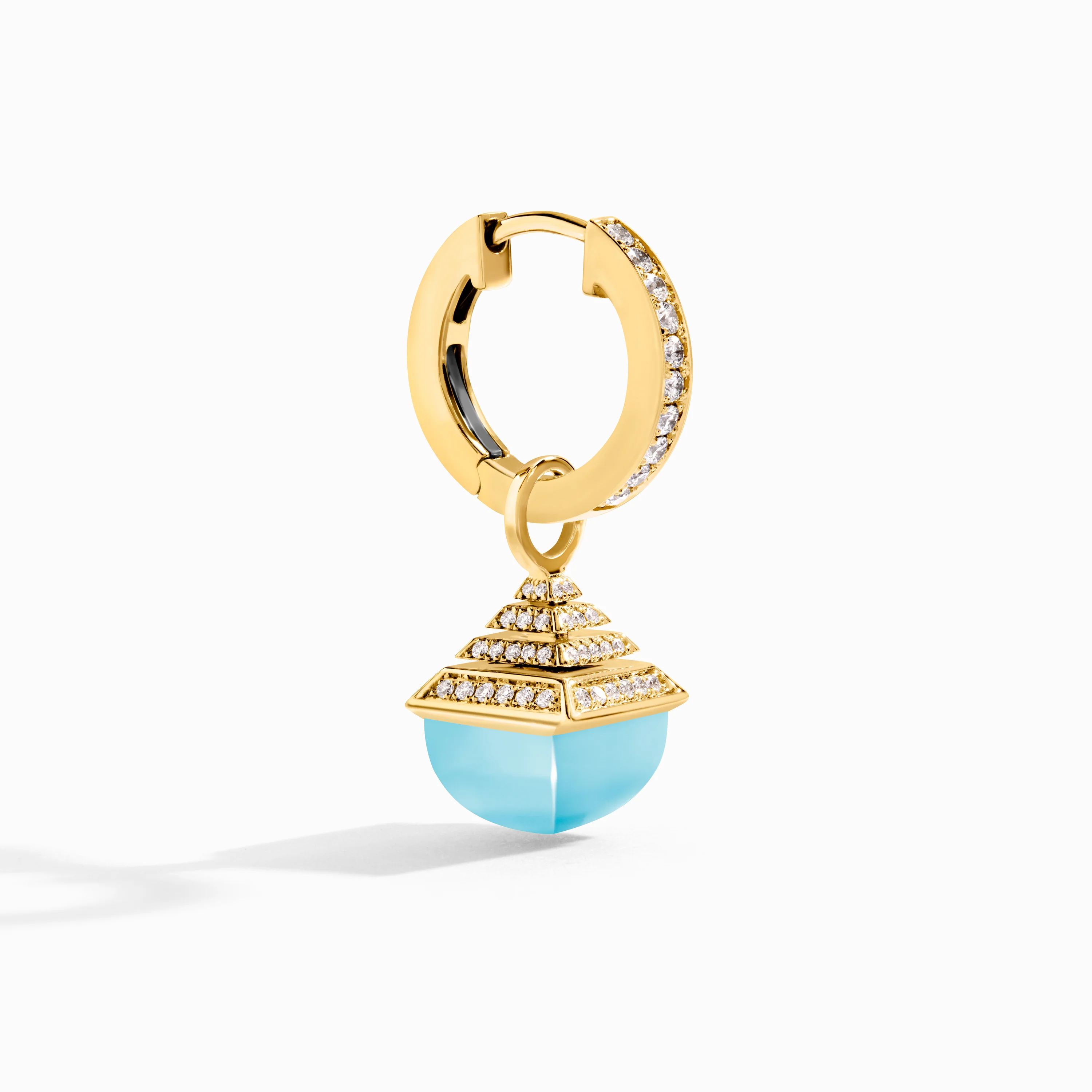 Cleo Rev Midi Diamond Drop Earrings - Image 6