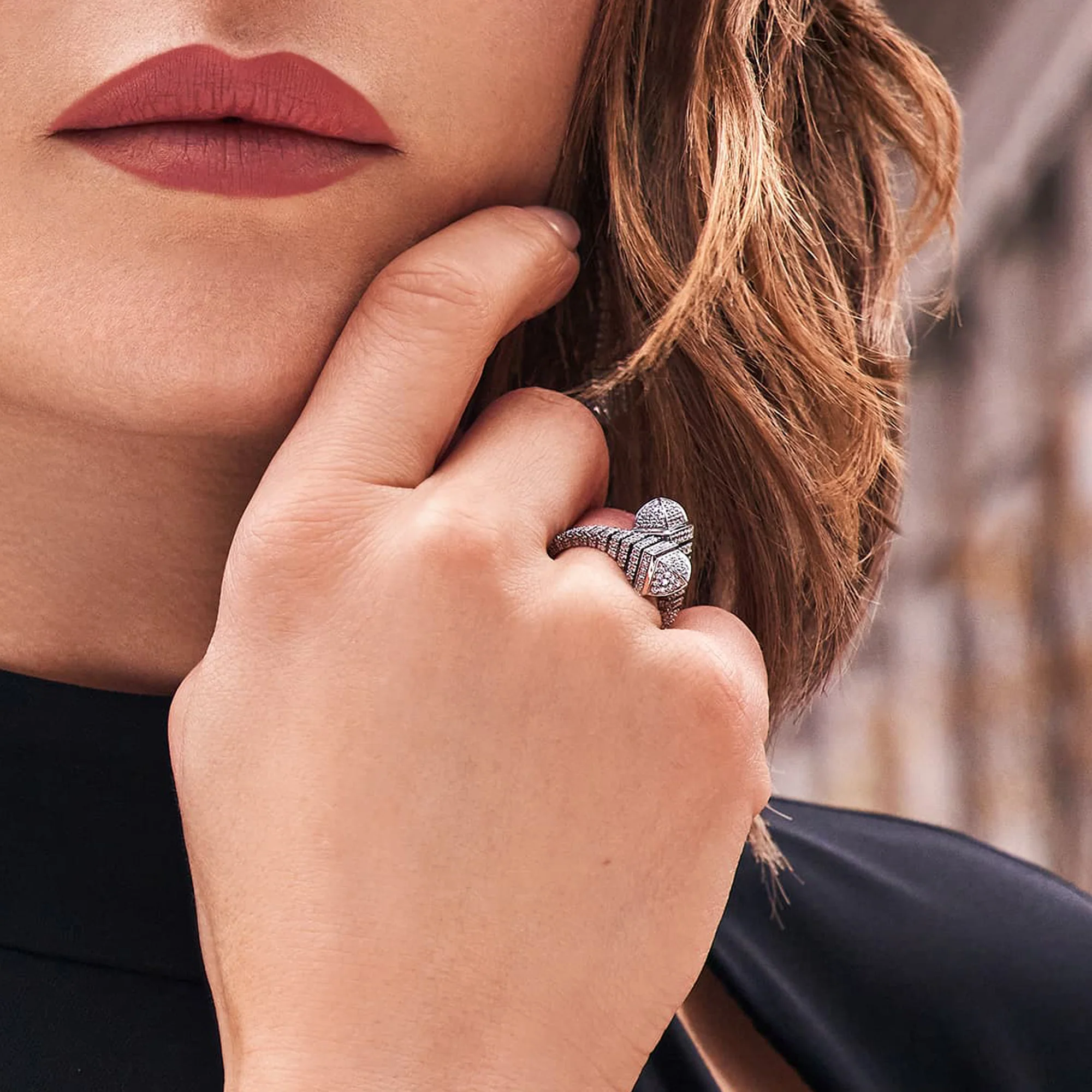 Cleo Rev Midi Full Diamond Ring - Image 4