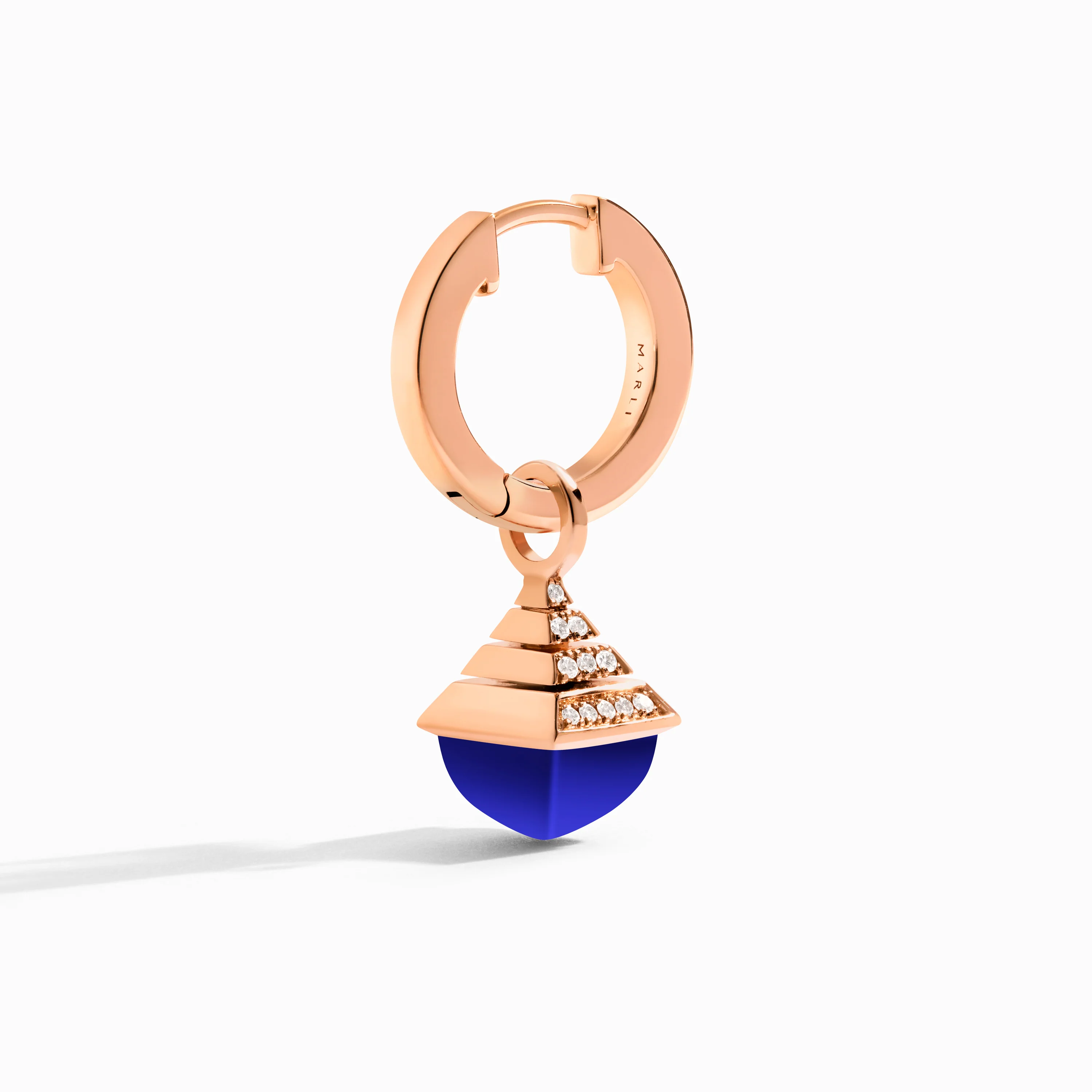 Cleo Rev Mini Diamond Drop Earrings - Image 12
