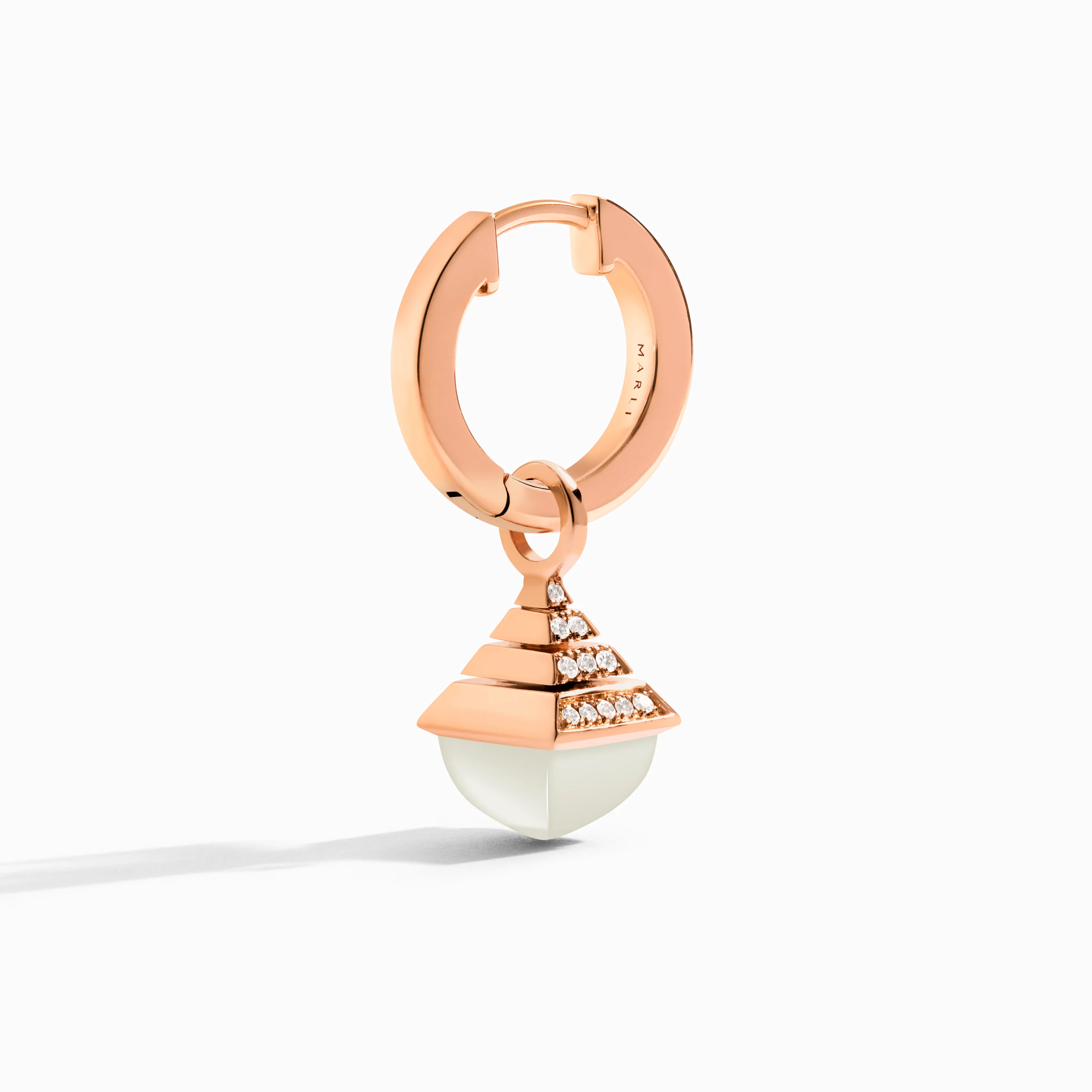 Cleo Rev Mini Diamond Drop Earrings - Image 14