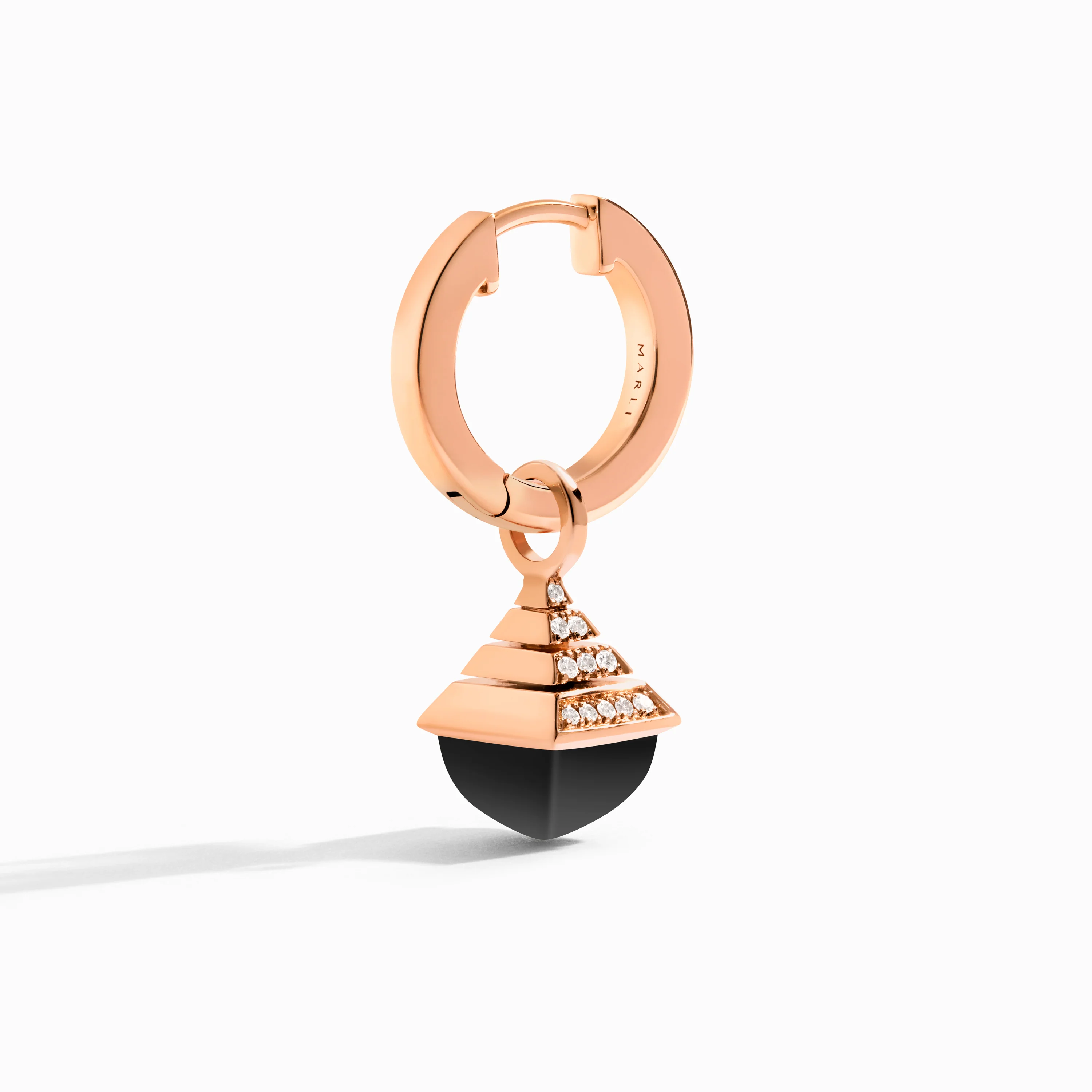 Cleo Rev Mini Diamond Drop Earrings - Image 3