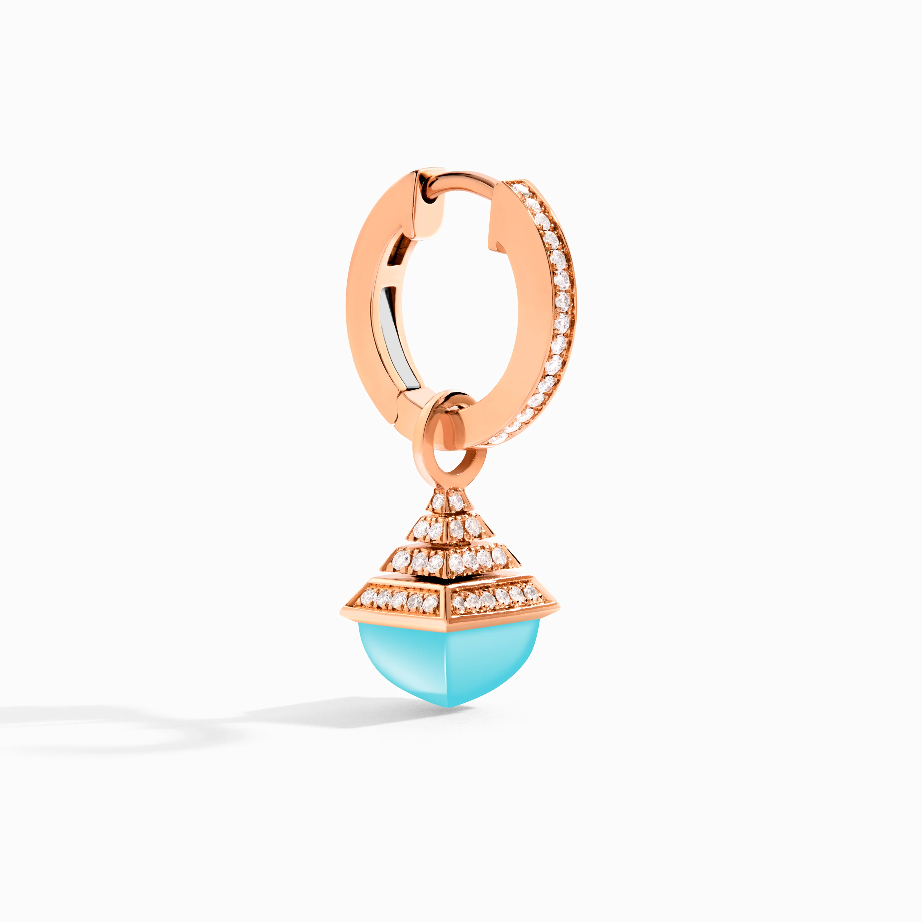Cleo Rev Mini Diamond Drop Earrings - Image 5