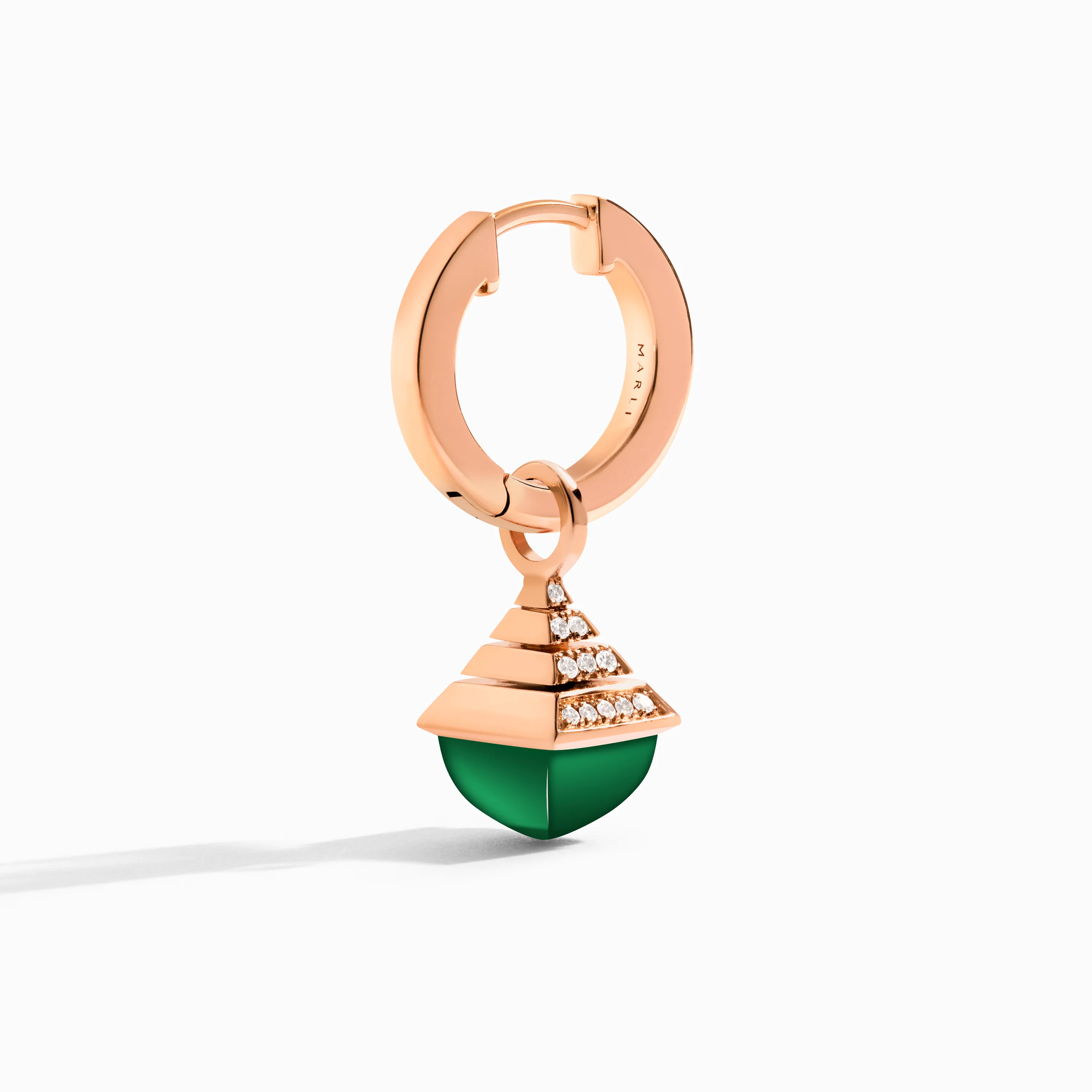 Cleo Rev Mini Diamond Drop Earrings - Image 9