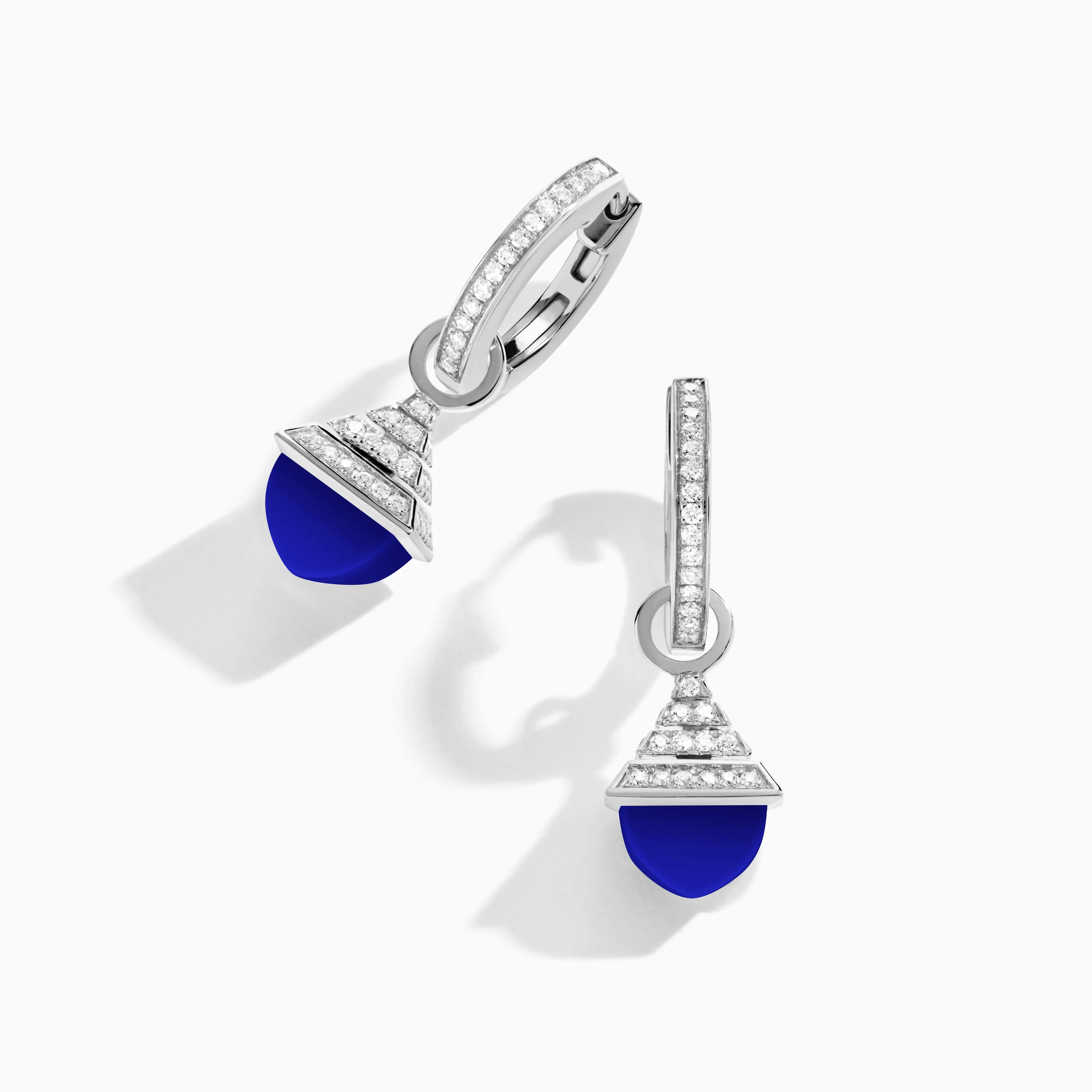 Cleo Rev Mini Diamond Drop Earrings - Image 10