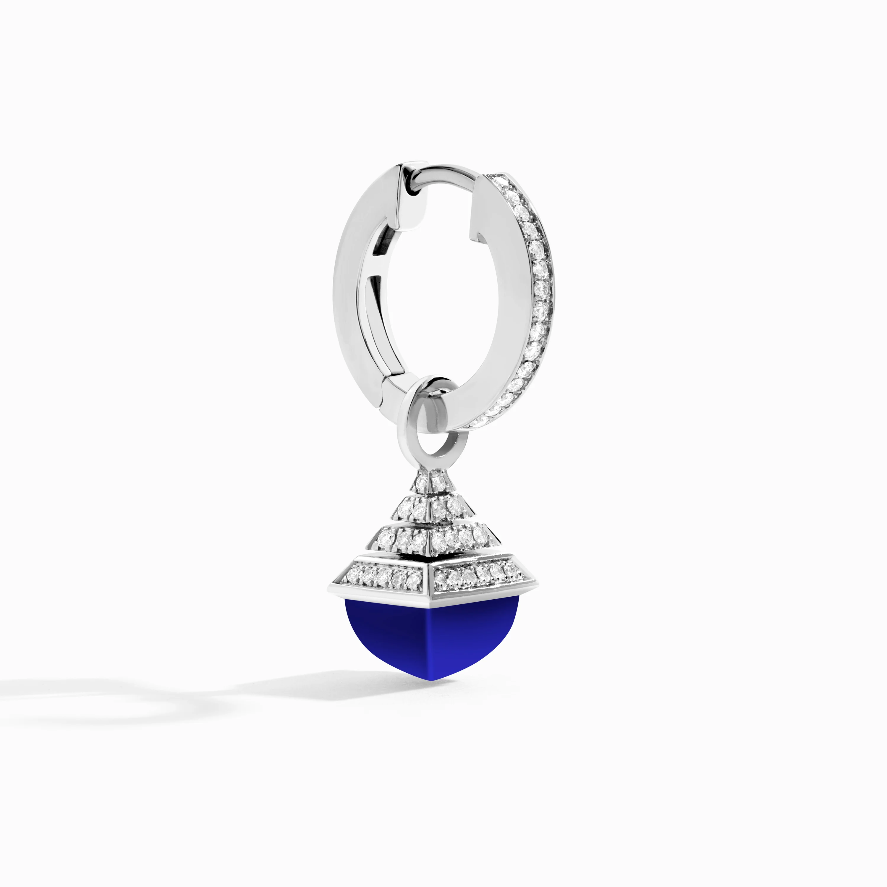 Cleo Rev Mini Diamond Drop Earrings - Image 11