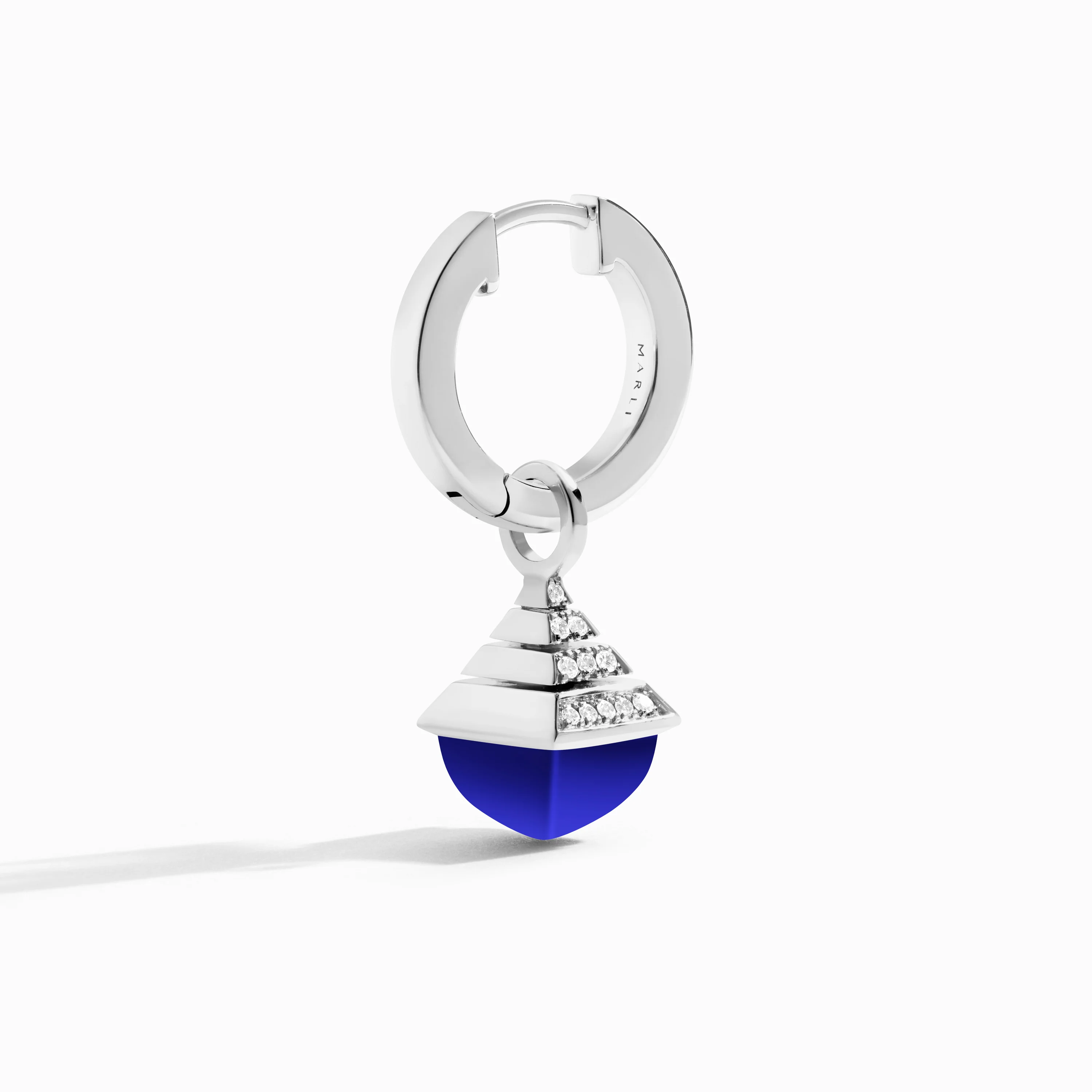Cleo Rev Mini Diamond Drop Earrings - Image 12