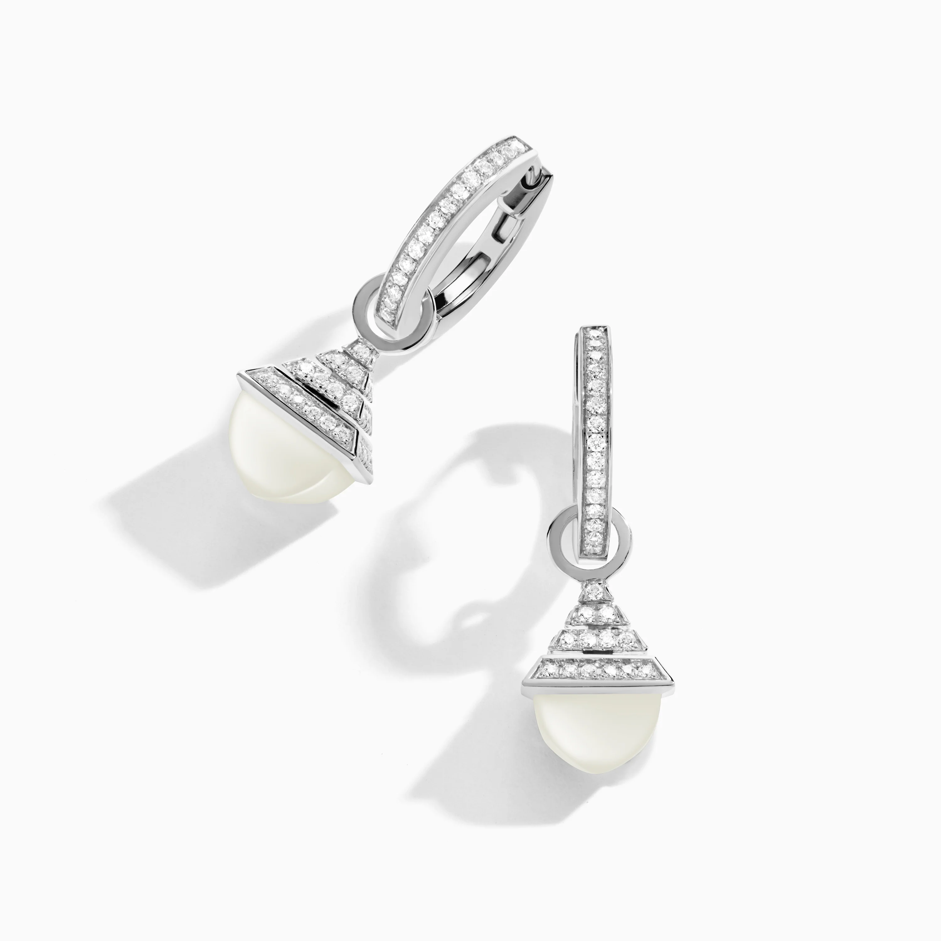 Cleo Rev Mini Diamond Drop Earrings - Image 13