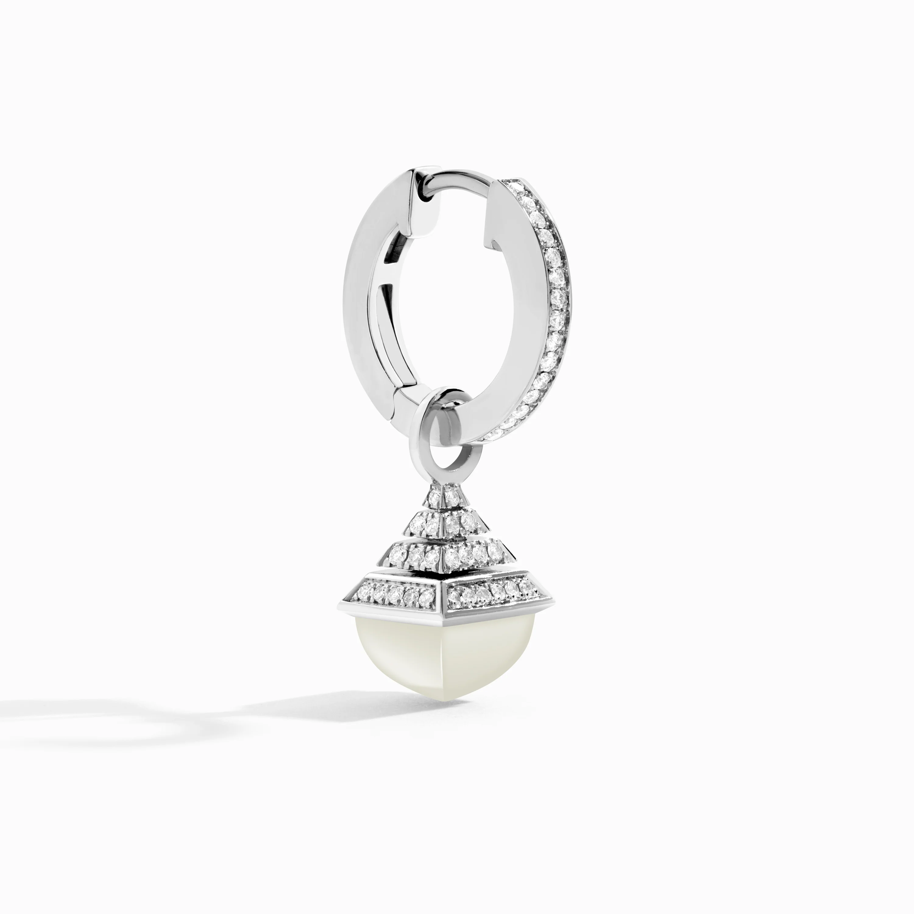 Cleo Rev Mini Diamond Drop Earrings - Image 14