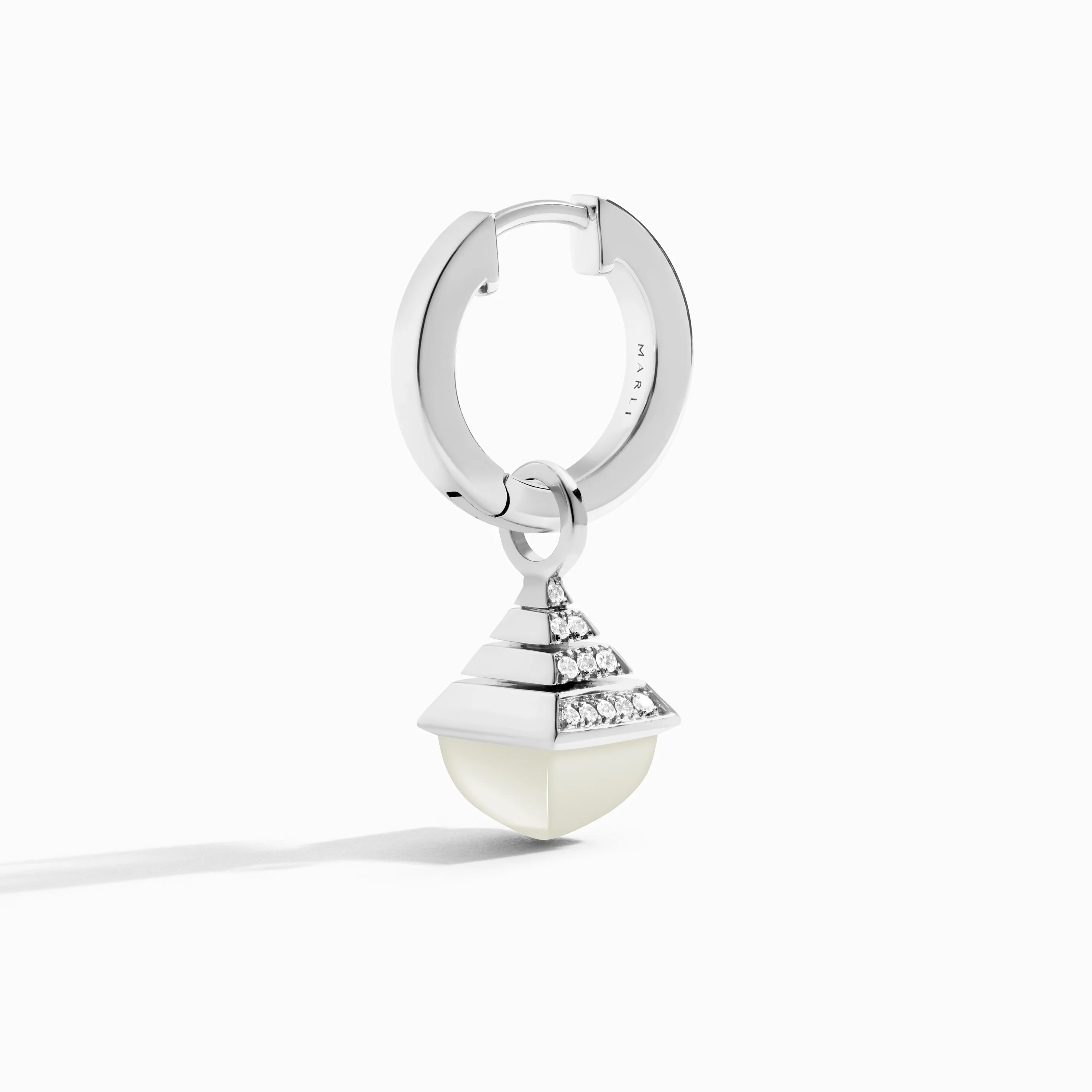 Cleo Rev Mini Diamond Drop Earrings - Image 15