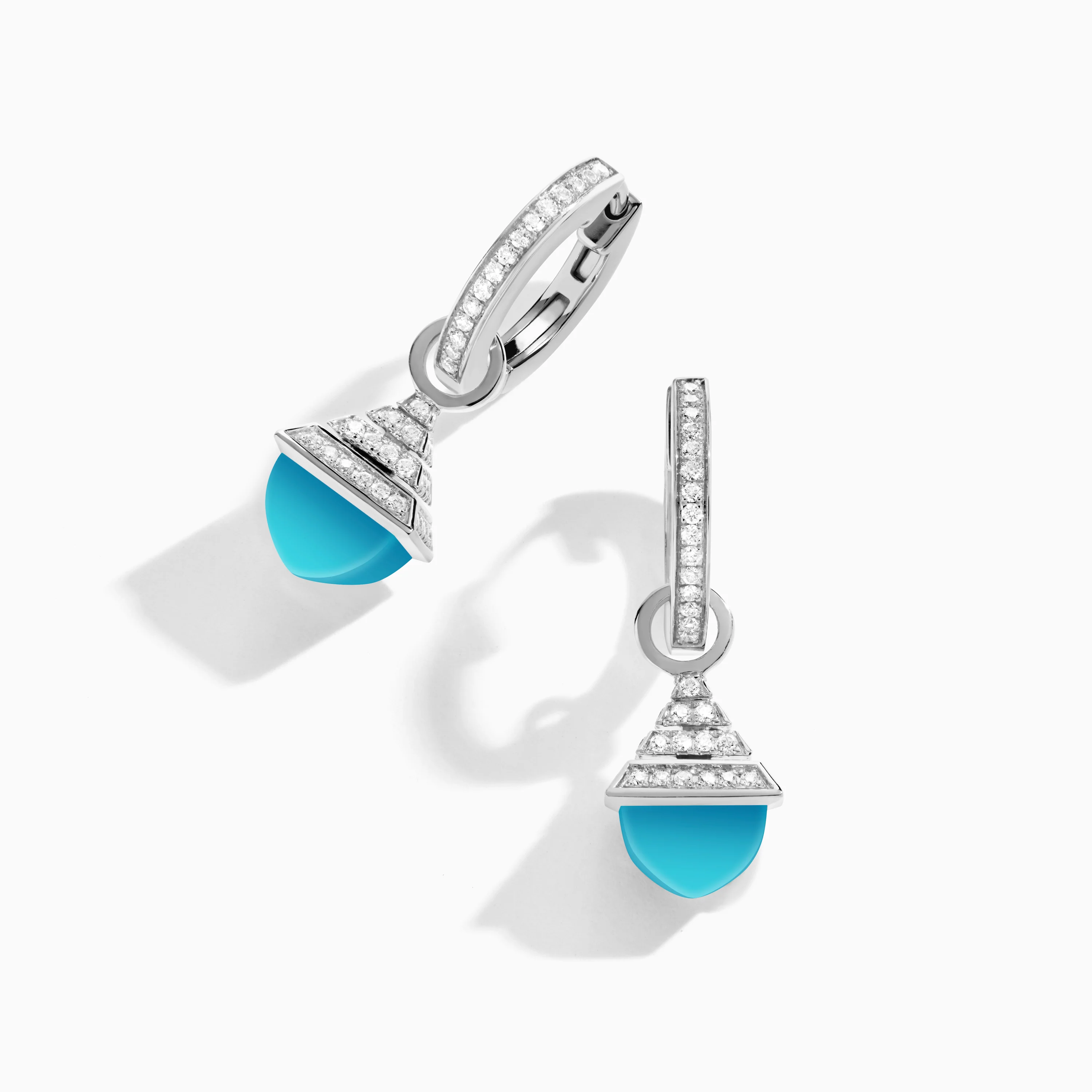 Cleo Rev Mini Diamond Drop Earrings - Image 28