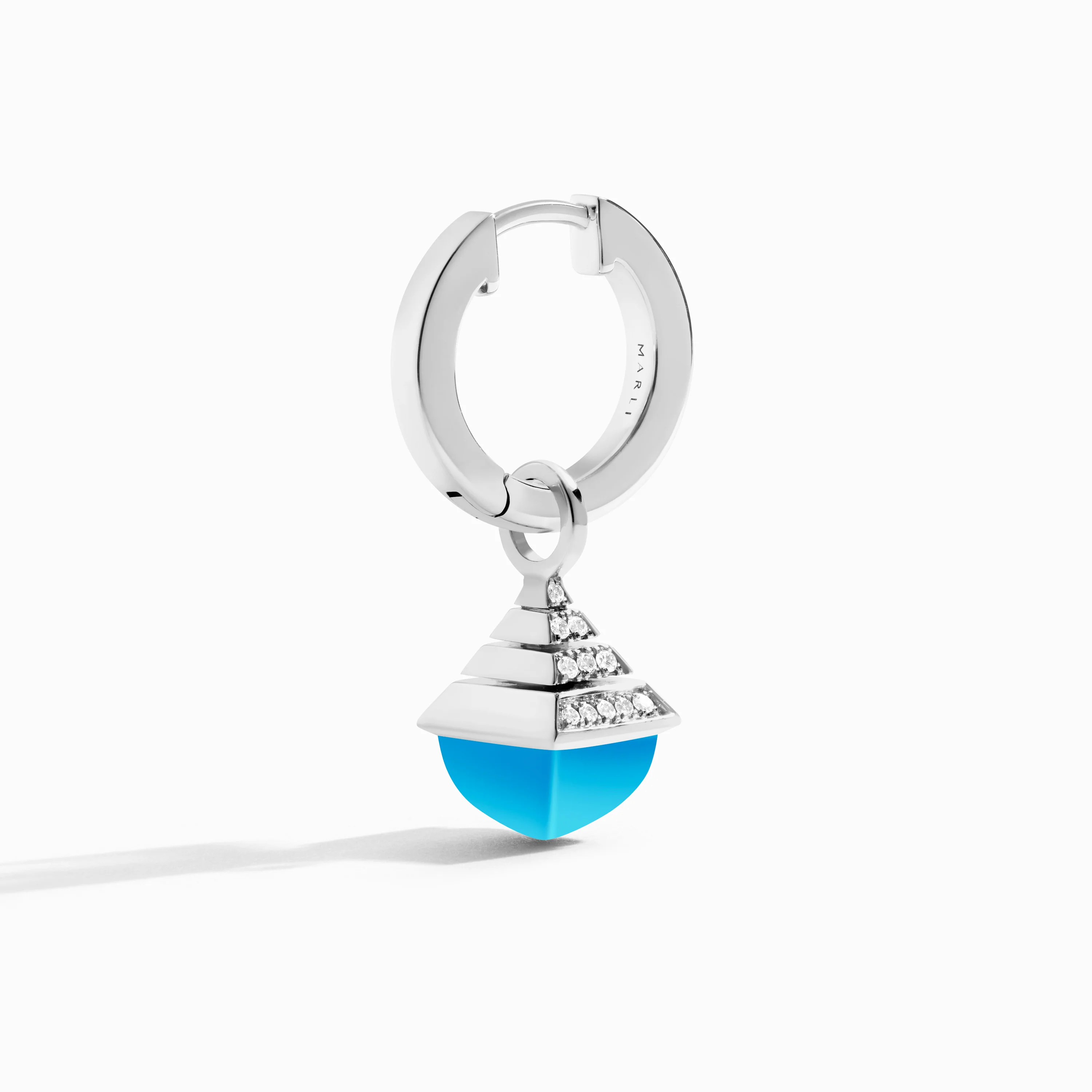 Cleo Rev Mini Diamond Drop Earrings - Image 30