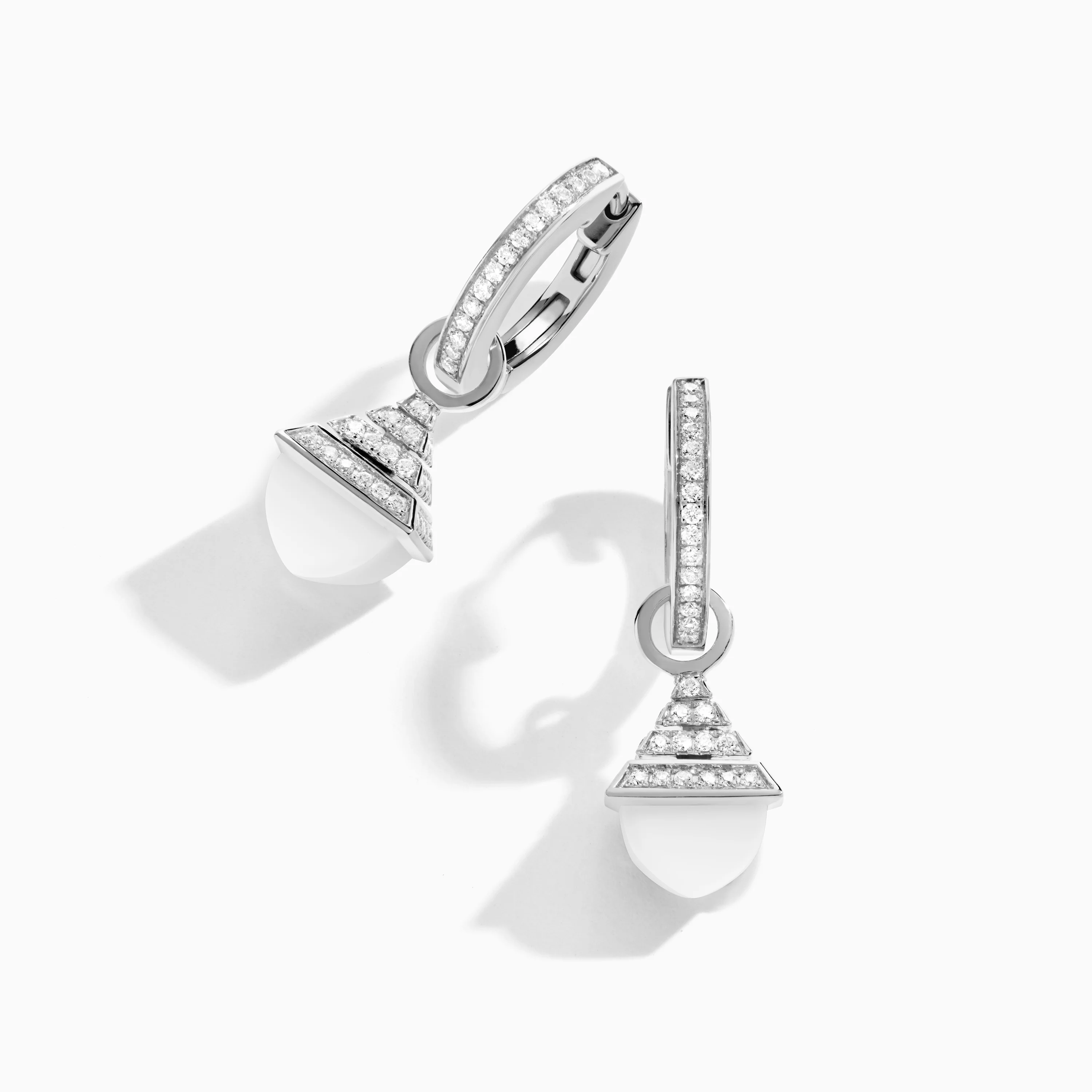 Cleo Rev Mini Diamond Drop Earrings - Image 31