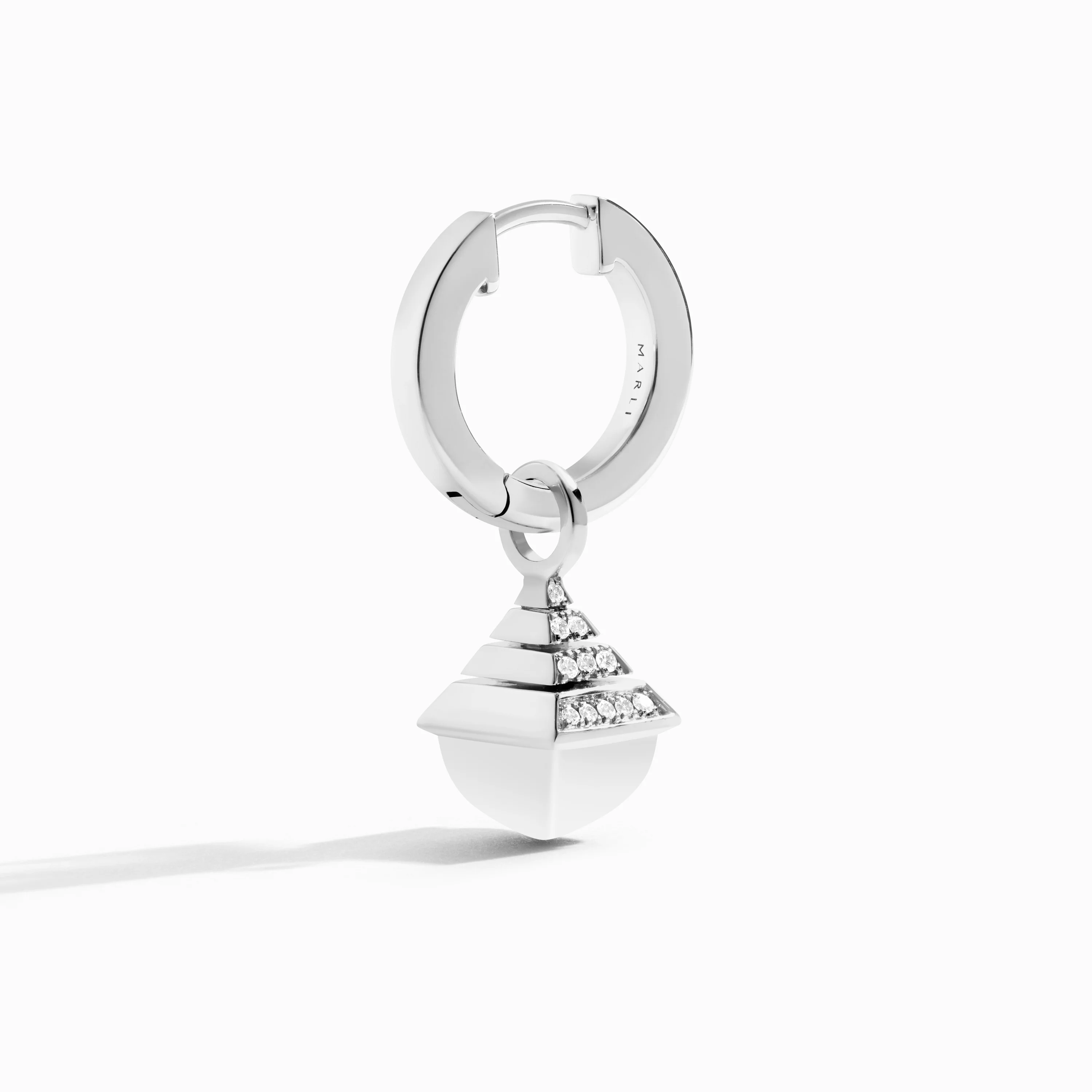 Cleo Rev Mini Diamond Drop Earrings - Image 33