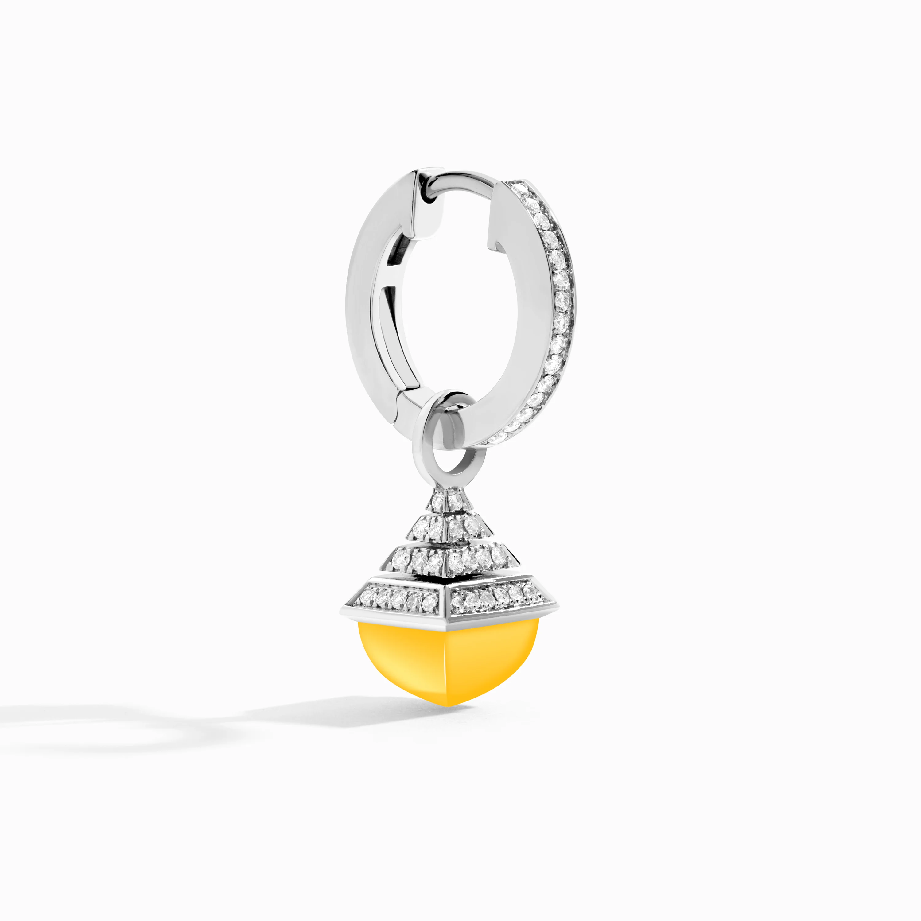 Cleo Rev Mini Diamond Drop Earrings - Image 35
