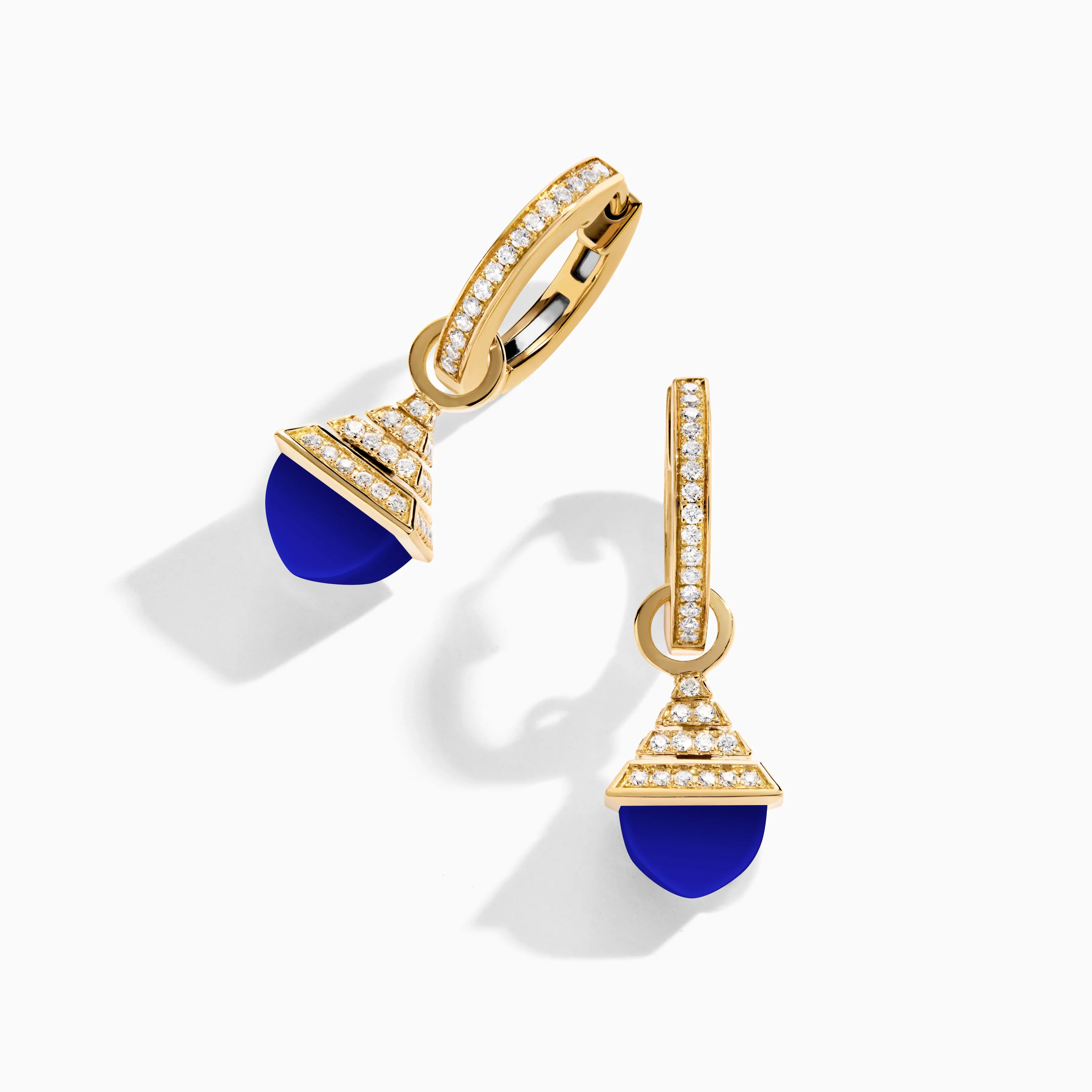 Cleo Rev Mini Diamond Drop Earrings - Image 10