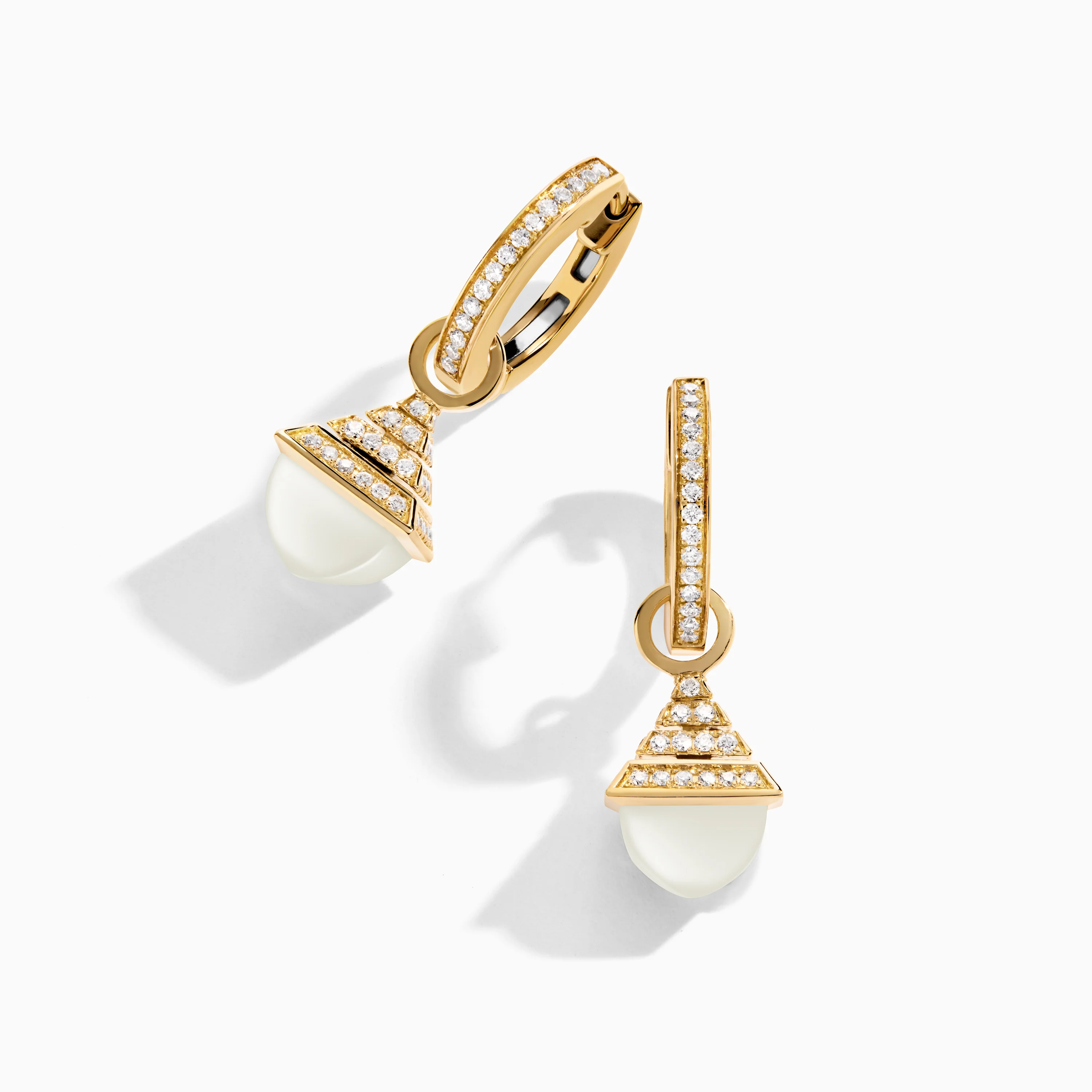 Cleo Rev Mini Diamond Drop Earrings - Image 13