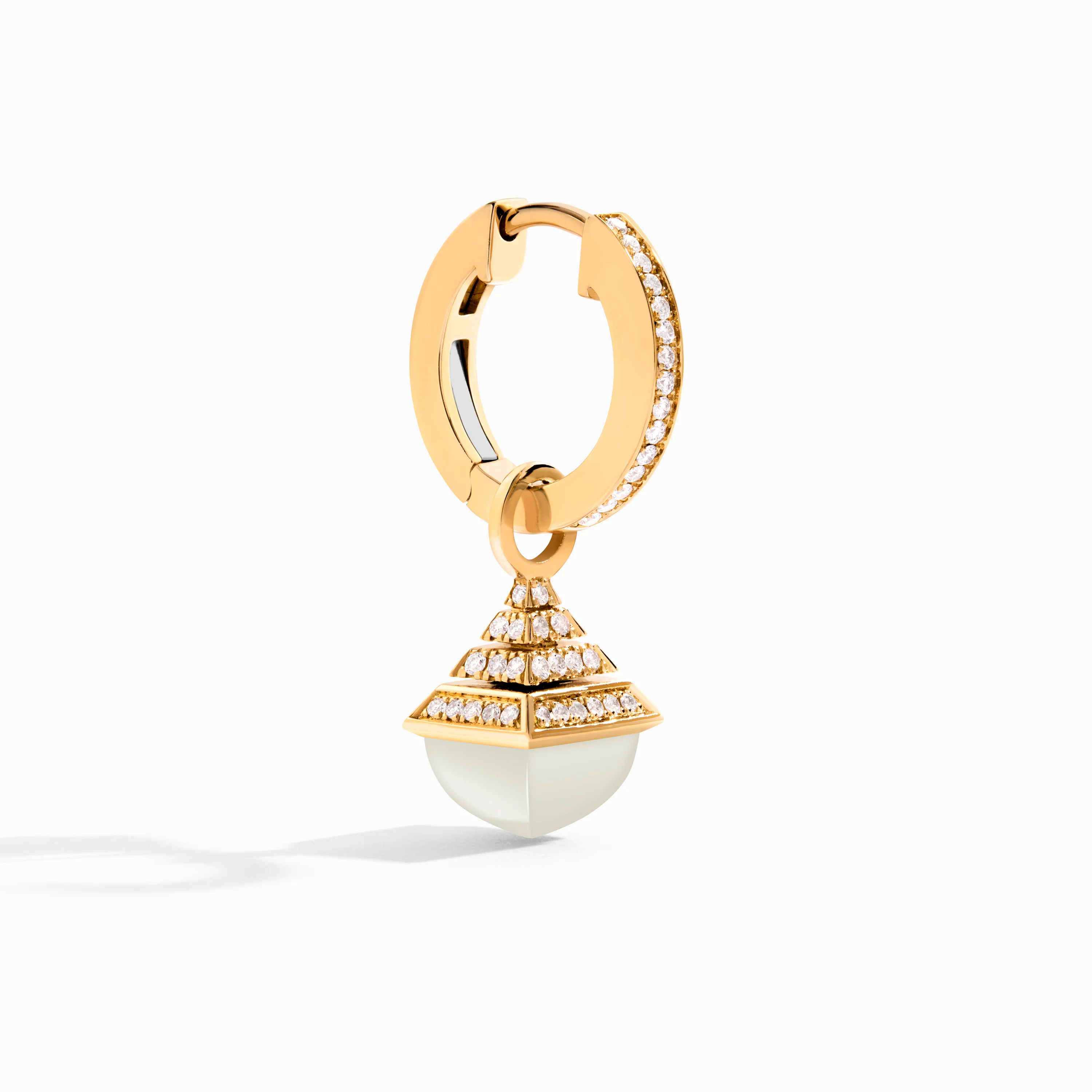 Cleo Rev Mini Diamond Drop Earrings - Image 14