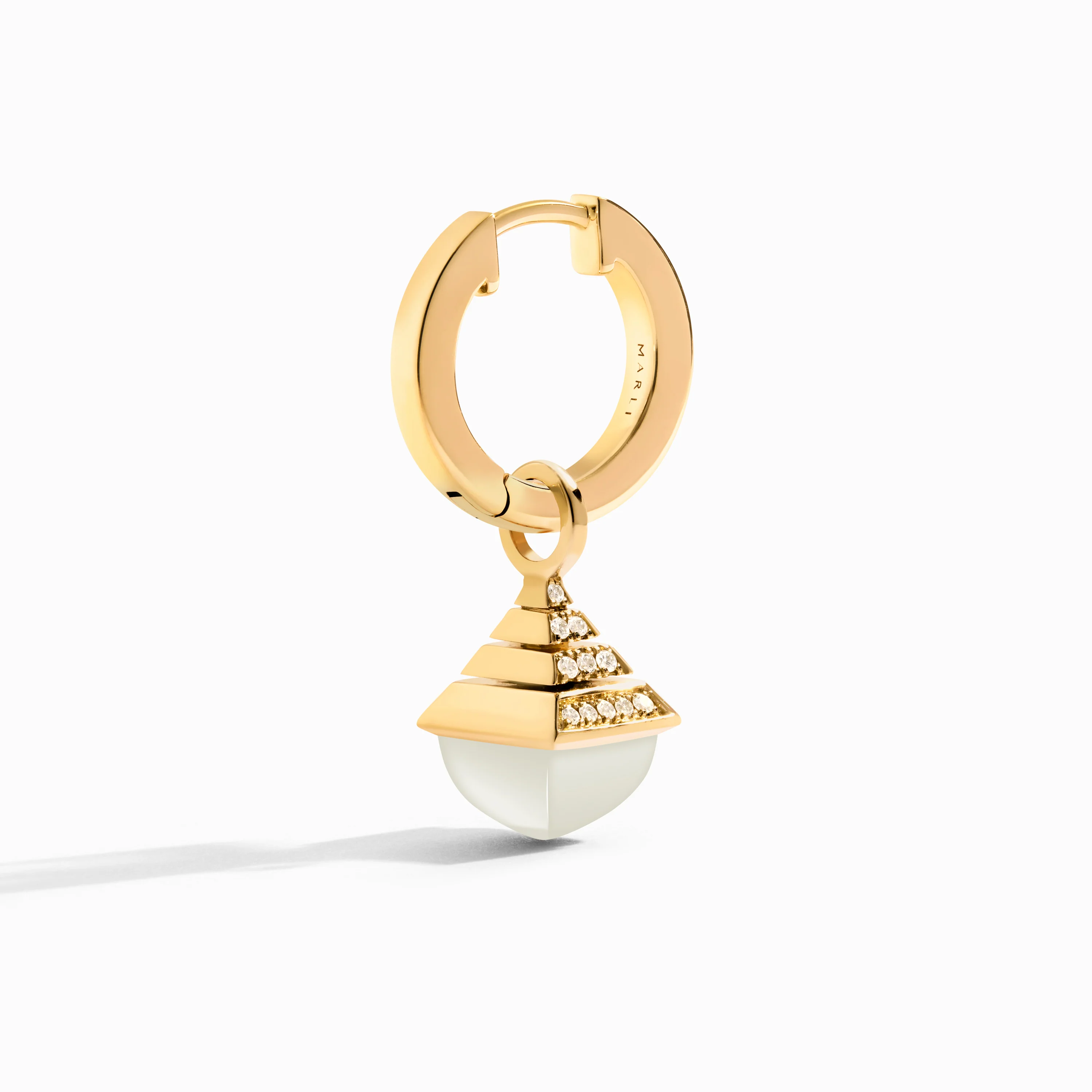 Cleo Rev Mini Diamond Drop Earrings - Image 15