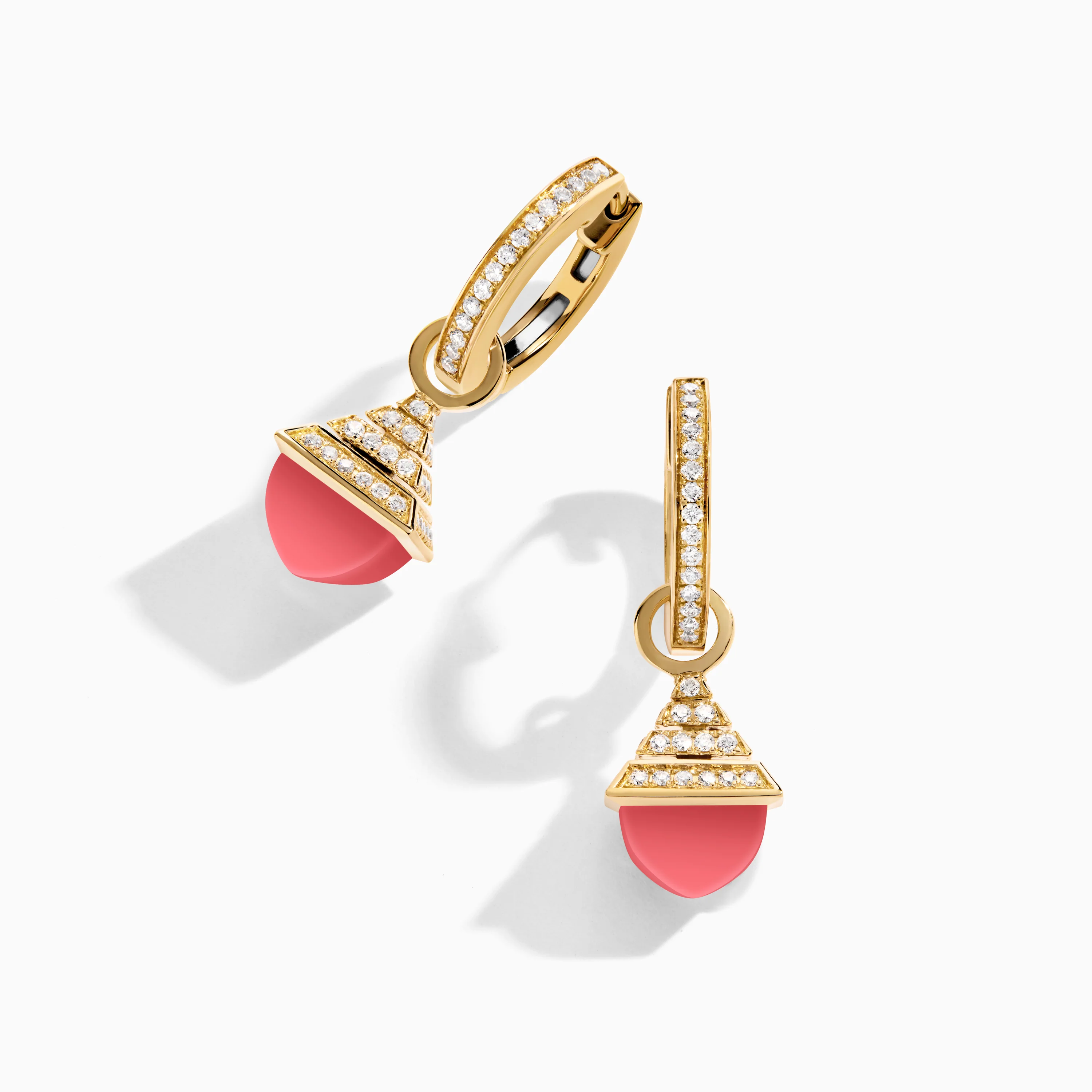 Cleo Rev Mini Diamond Drop Earrings - Image 16