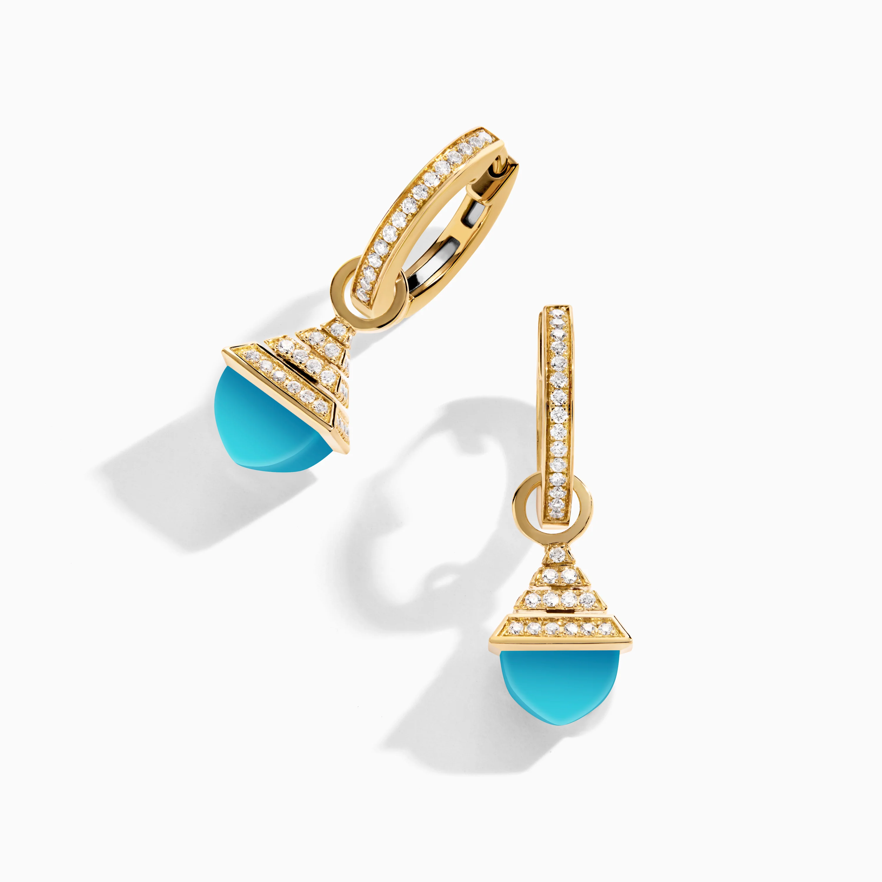 Cleo Rev Mini Diamond Drop Earrings - Image 28