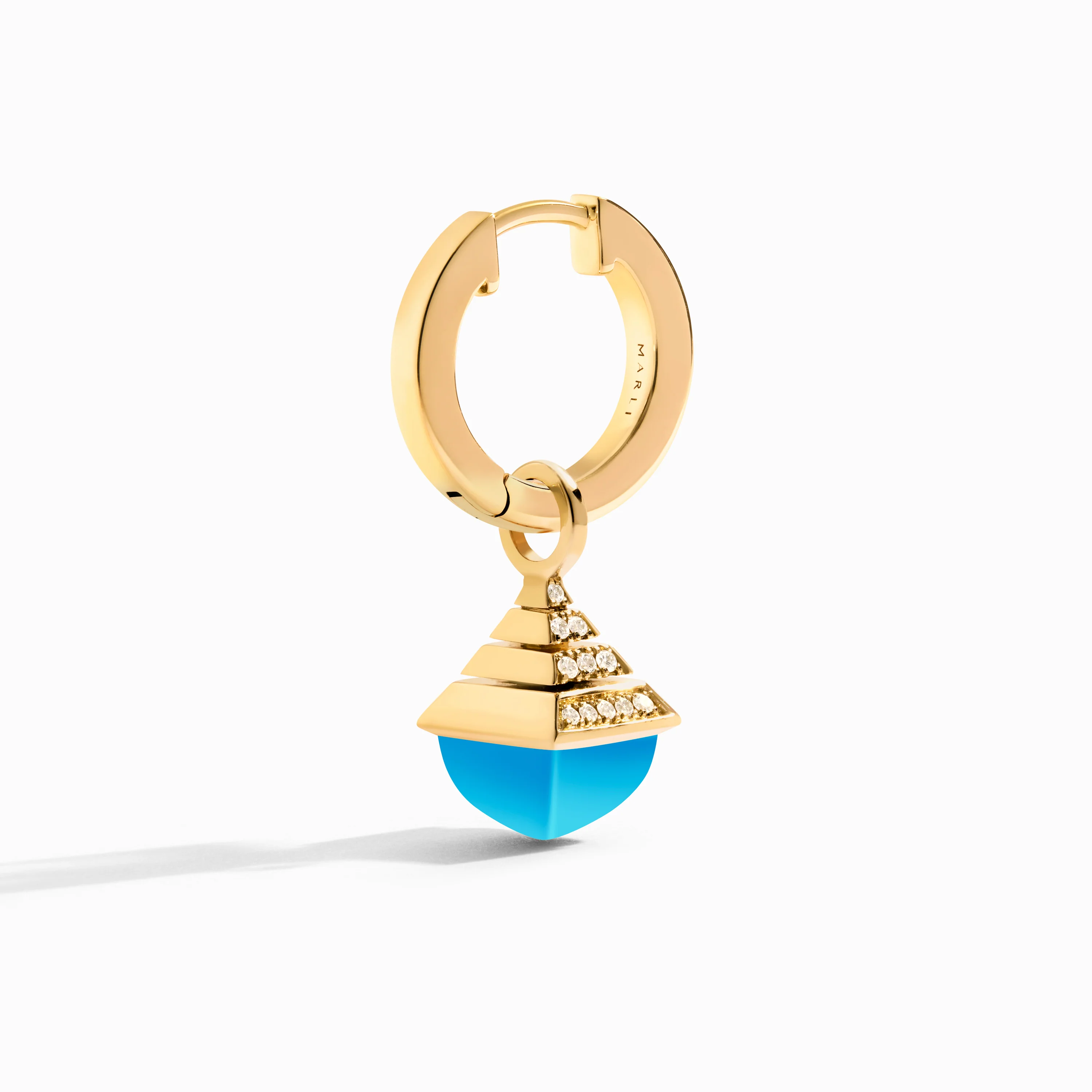 Cleo Rev Mini Diamond Drop Earrings - Image 30