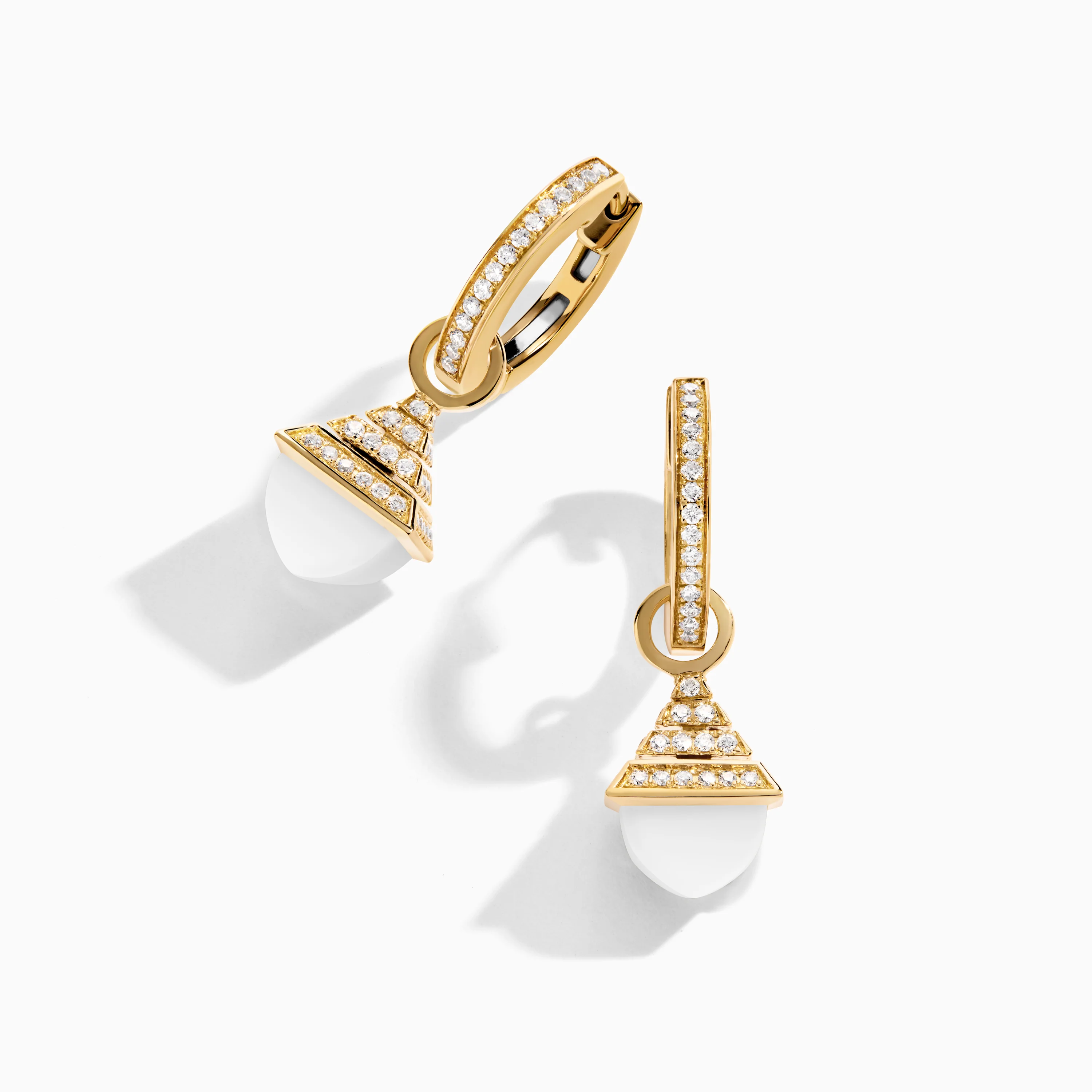 Cleo Rev Mini Diamond Drop Earrings - Image 31