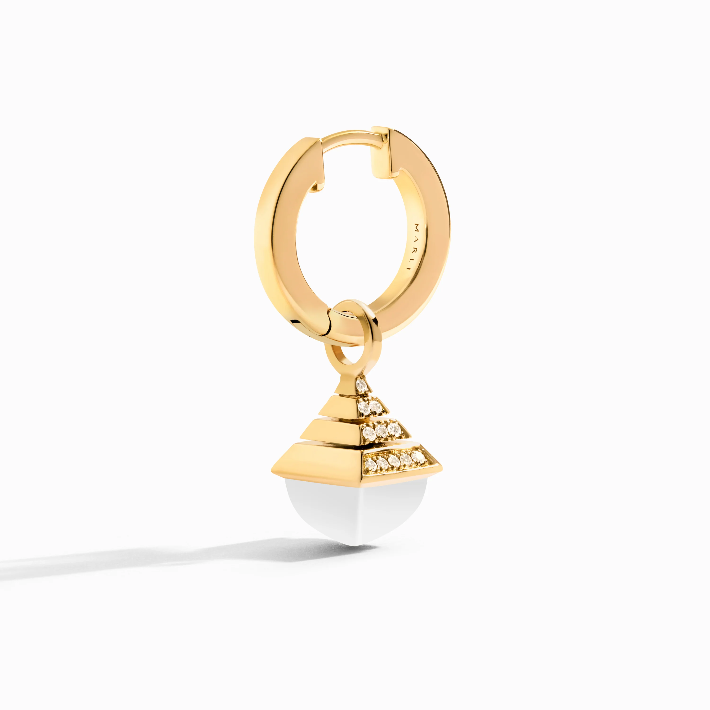 Cleo Rev Mini Diamond Drop Earrings - Image 33