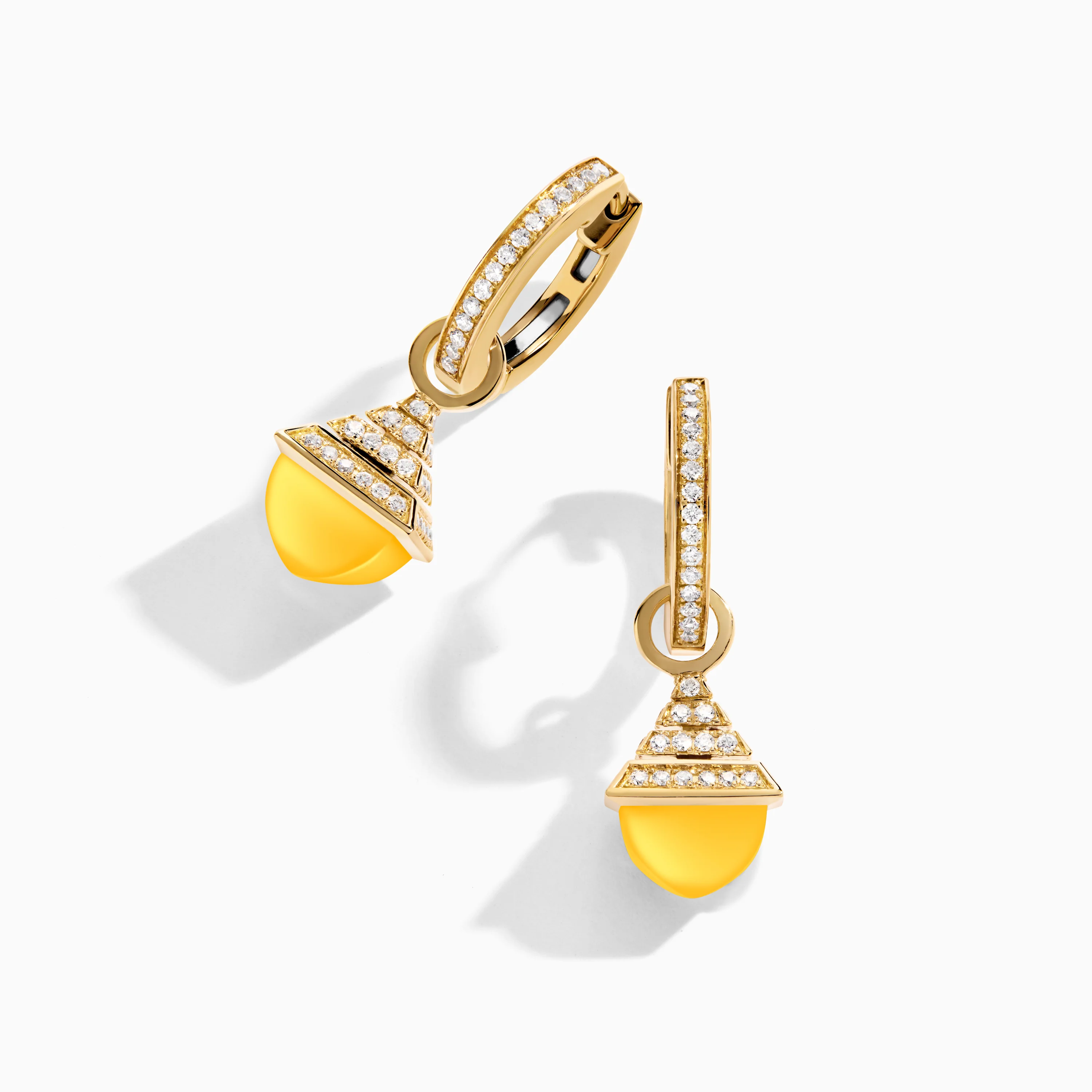 Cleo Rev Mini Diamond Drop Earrings - Image 34