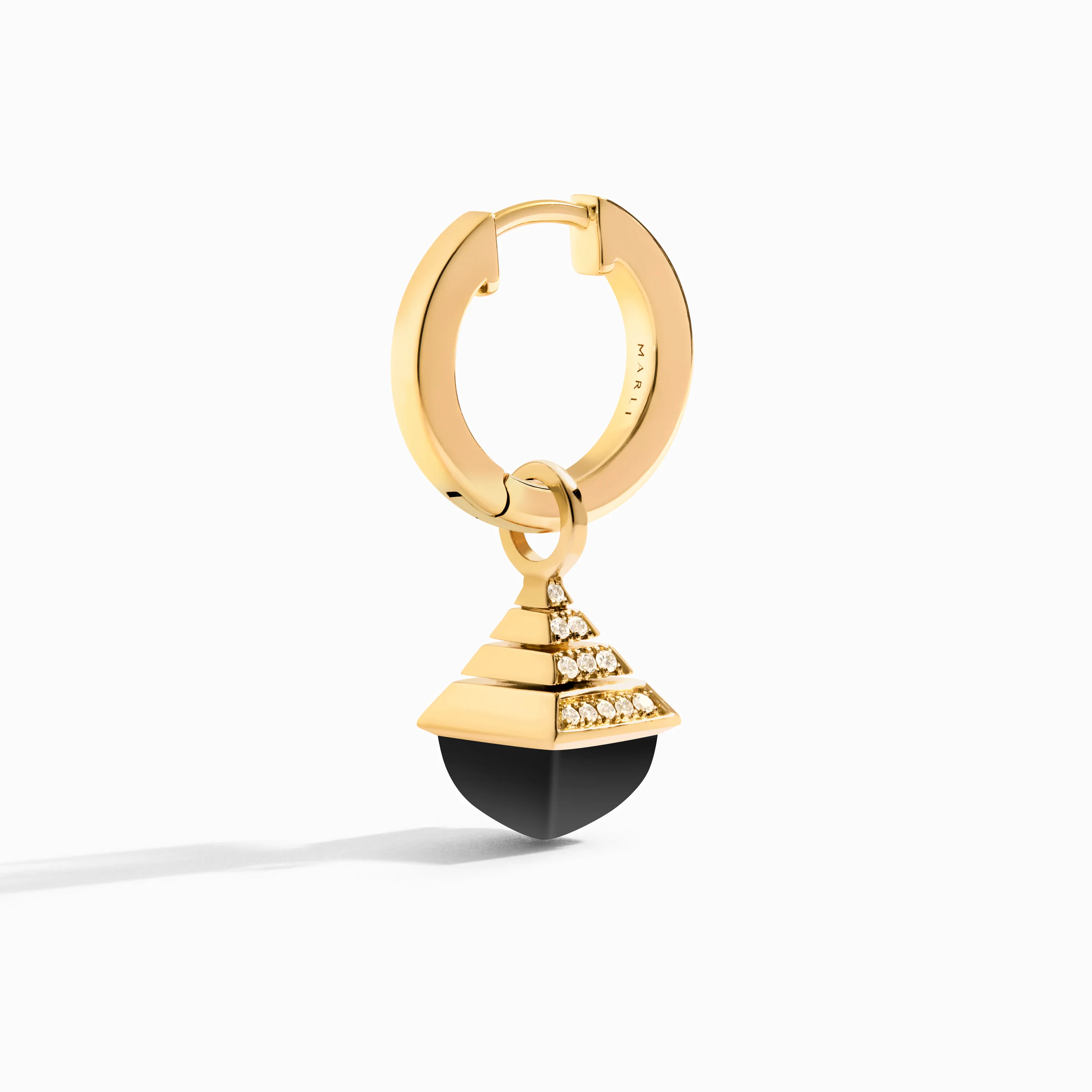 Cleo Rev Mini Diamond Drop Earrings - Image 9