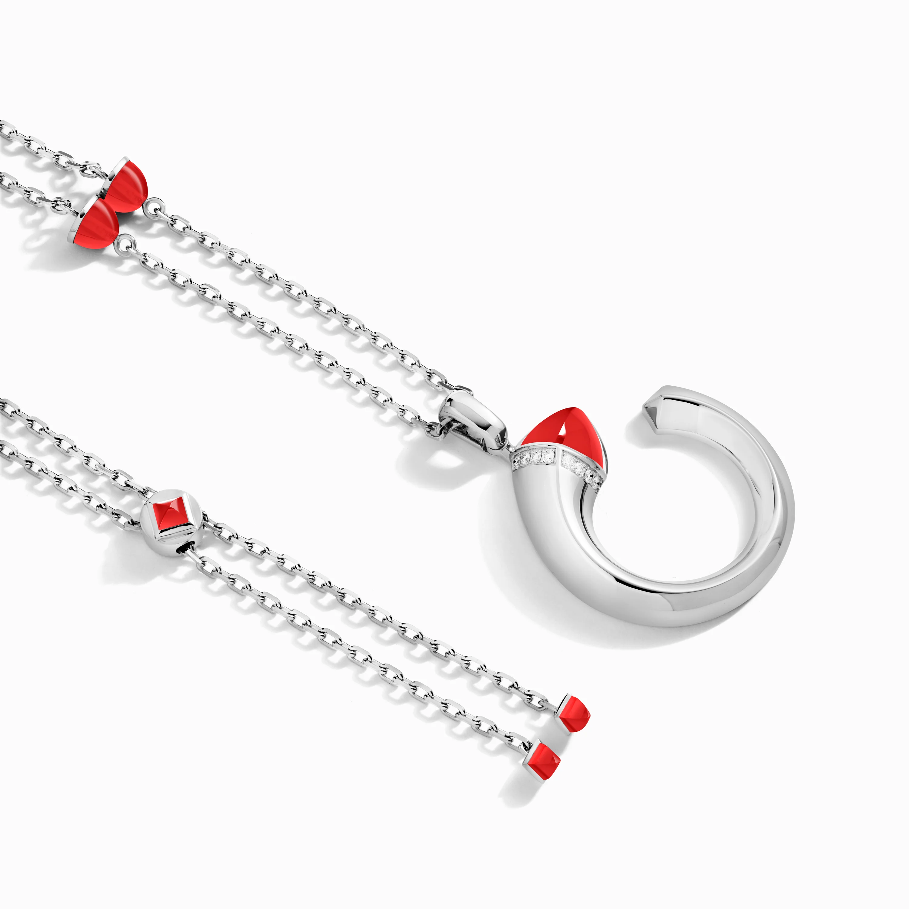 Cleo Venus Gold Midi Long Chain Pendant - Image 2