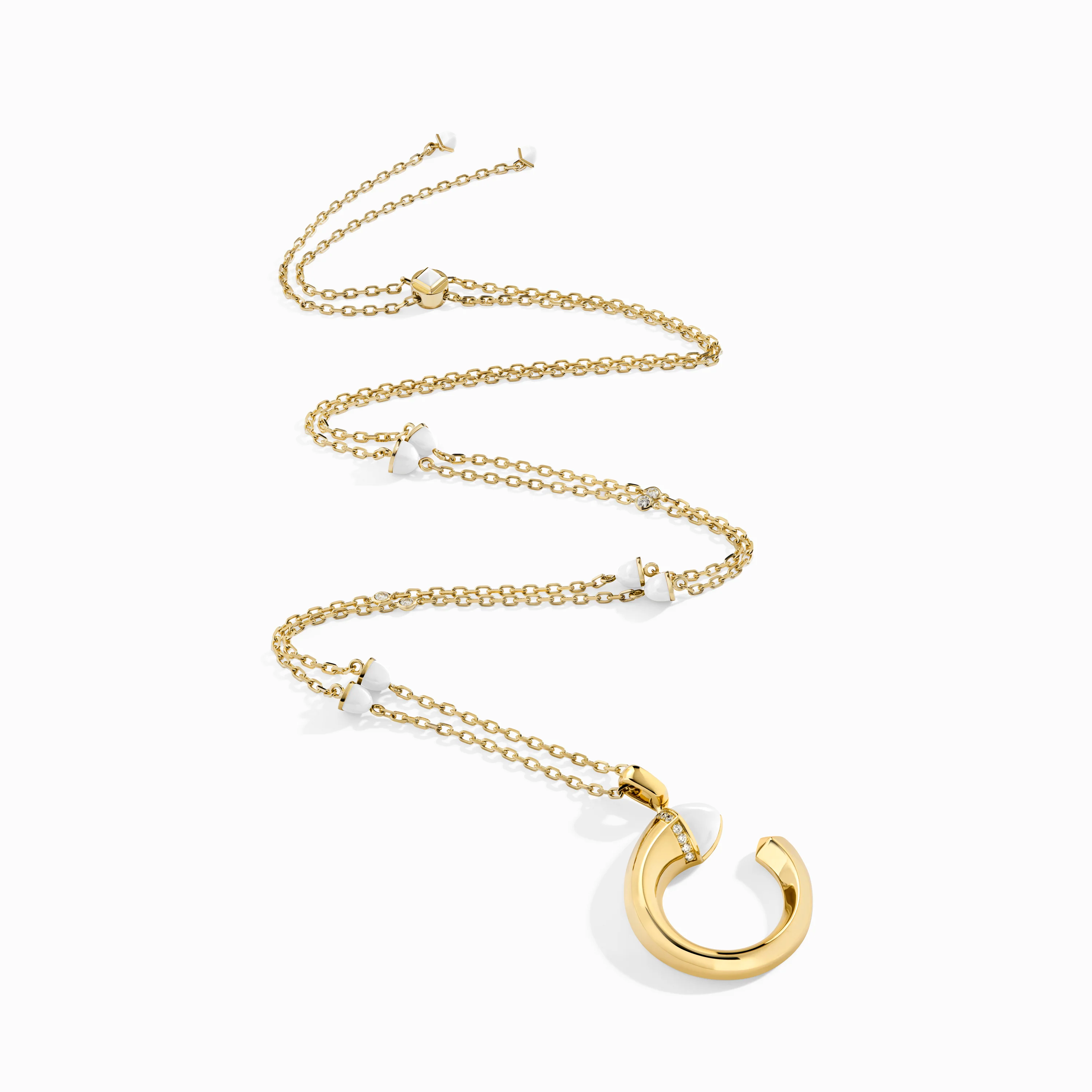 Cleo Venus Gold Midi Long Chain Pendant - Image 3