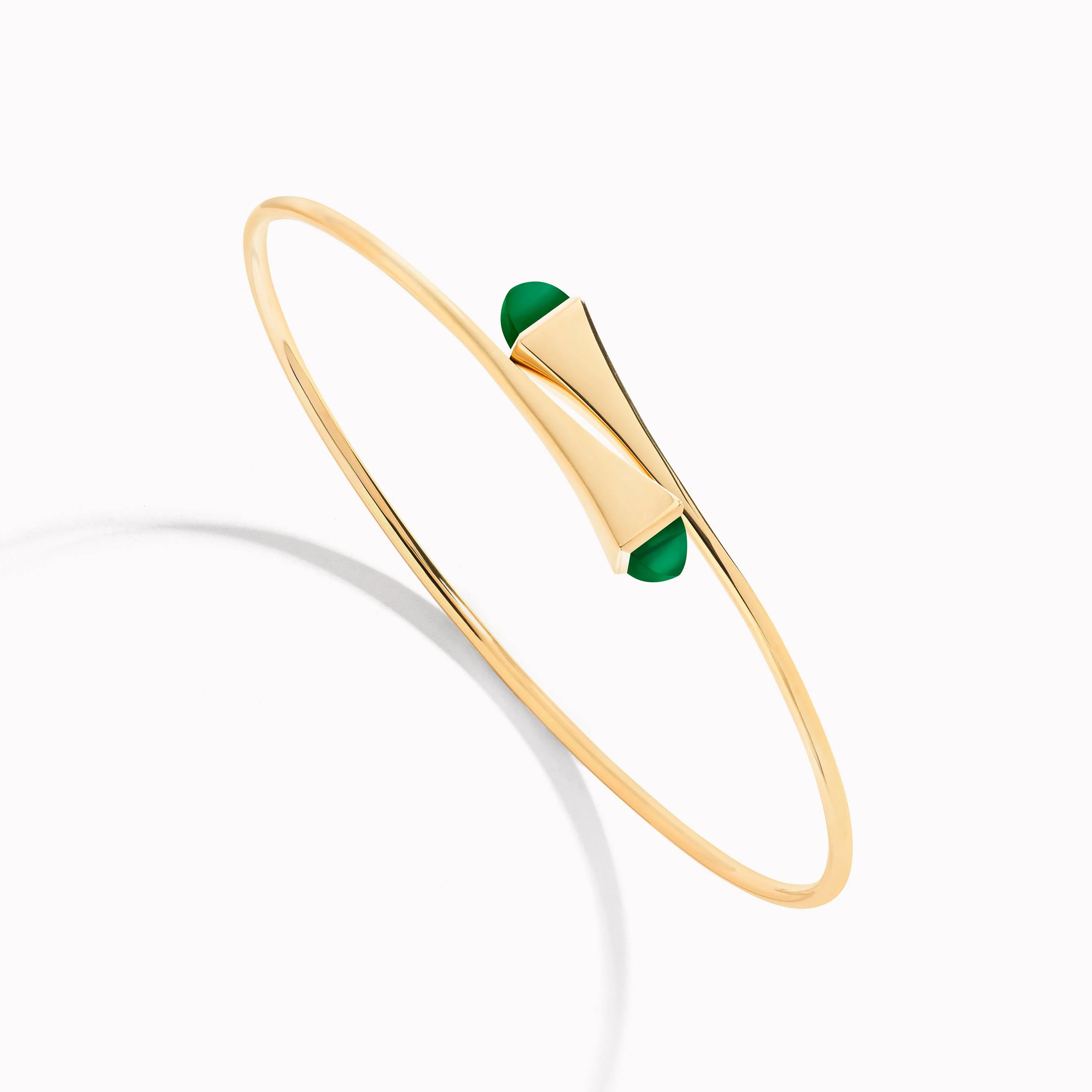 Cleo Wire Gold Slip-On Bracelet