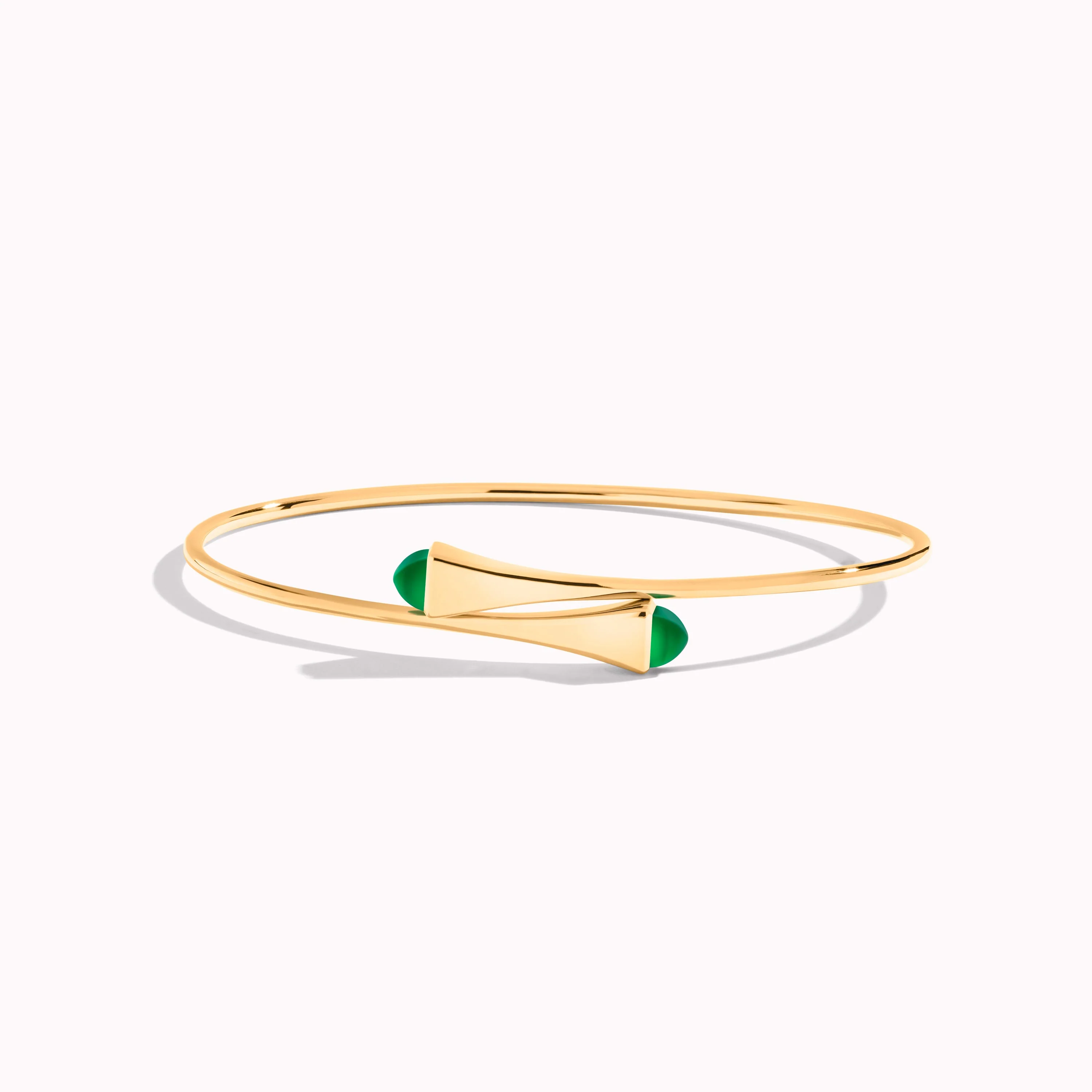Cleo Wire Gold Slip-On Bracelet - Image 2