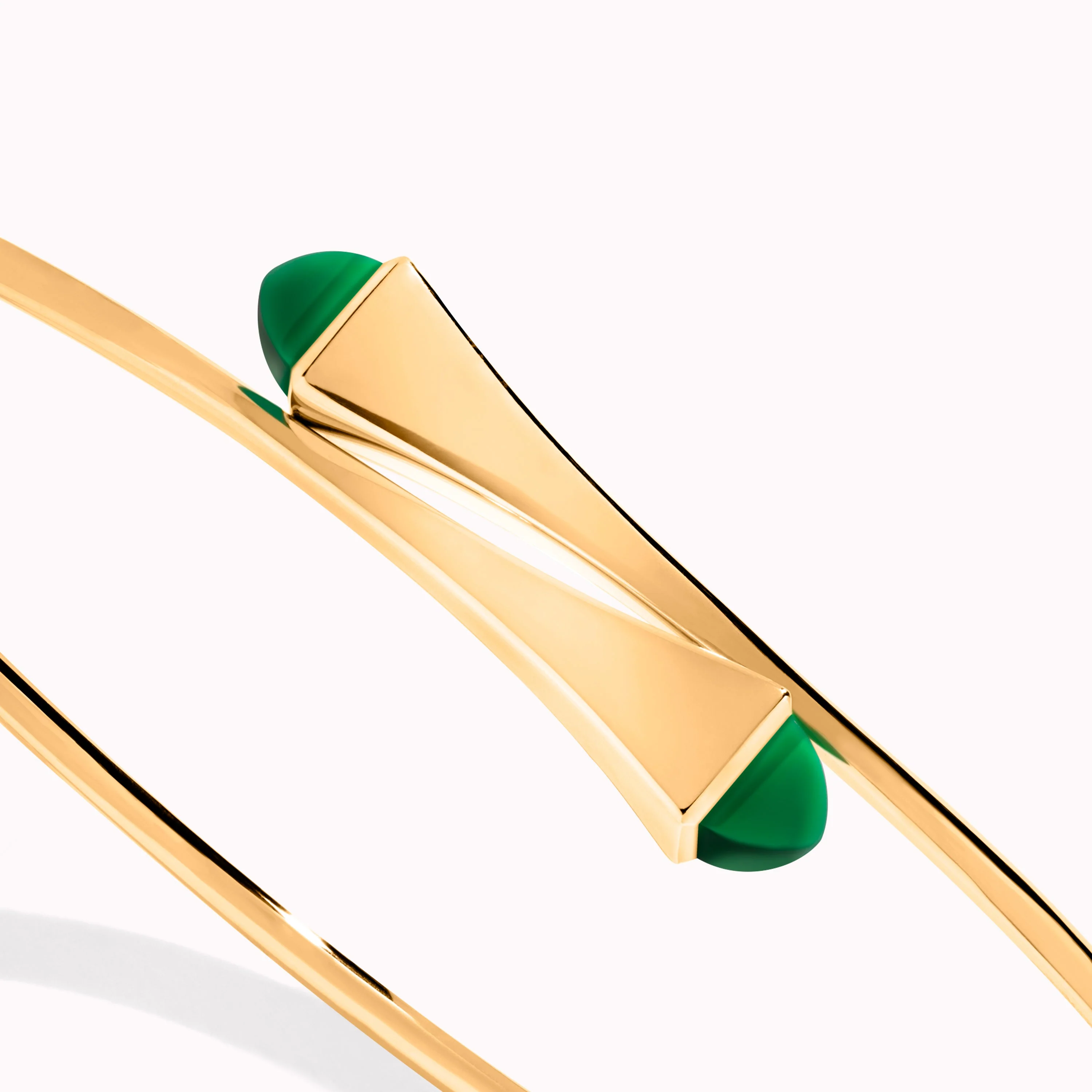 Cleo Wire Gold Slip-On Bracelet - Image 3