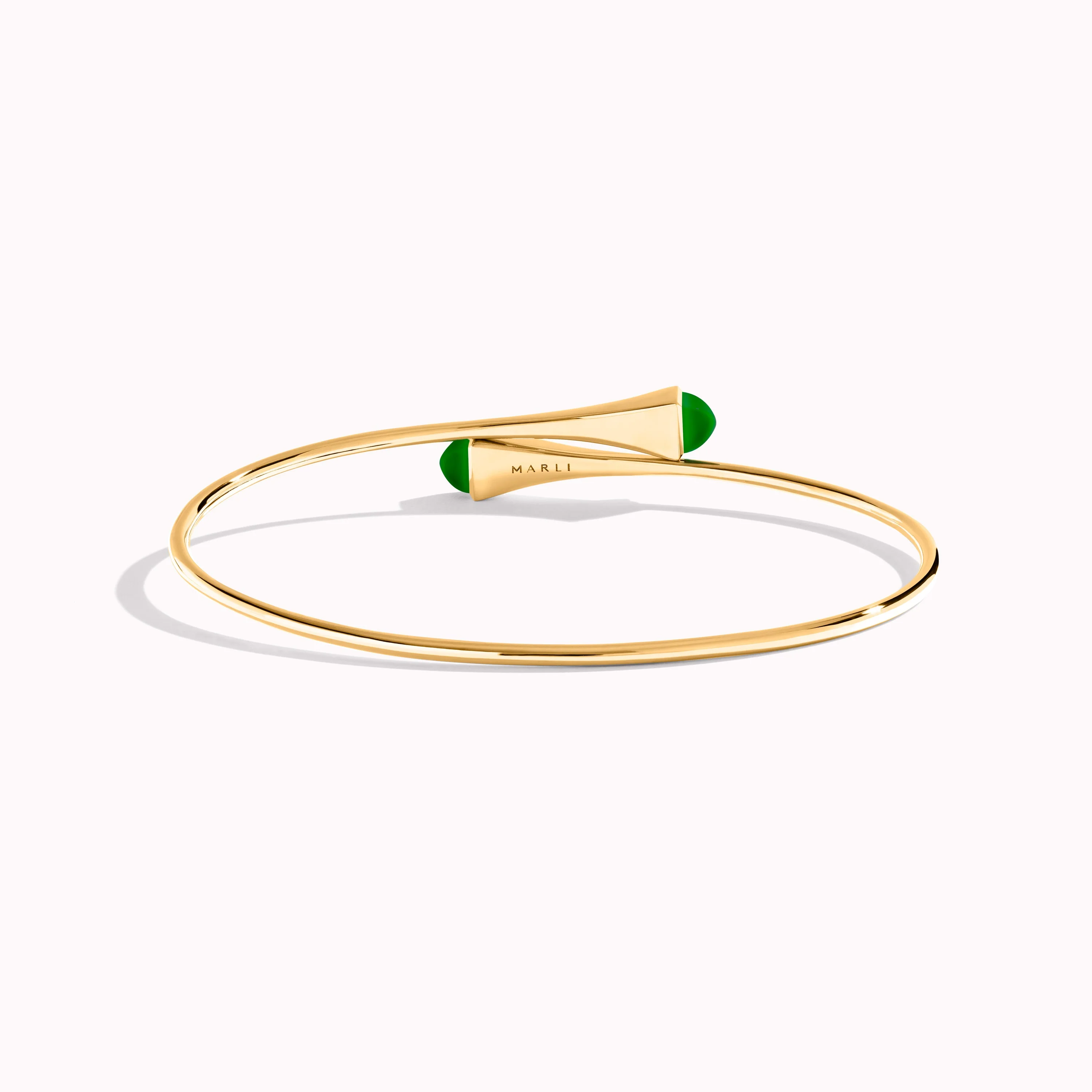 Cleo Wire Gold Slip-On Bracelet - Image 4