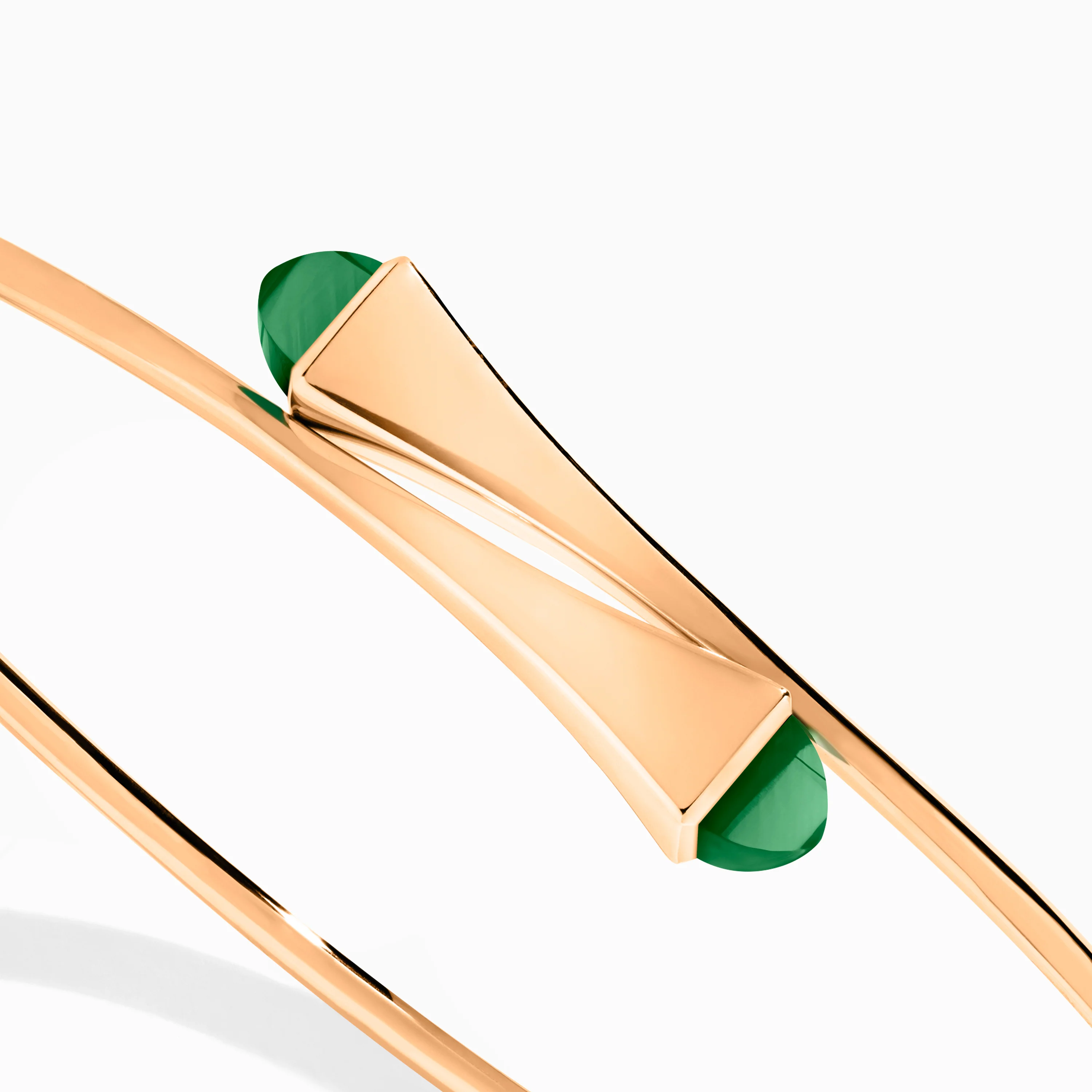 Cleo Wire Gold Slip-On Bracelet - Image 3