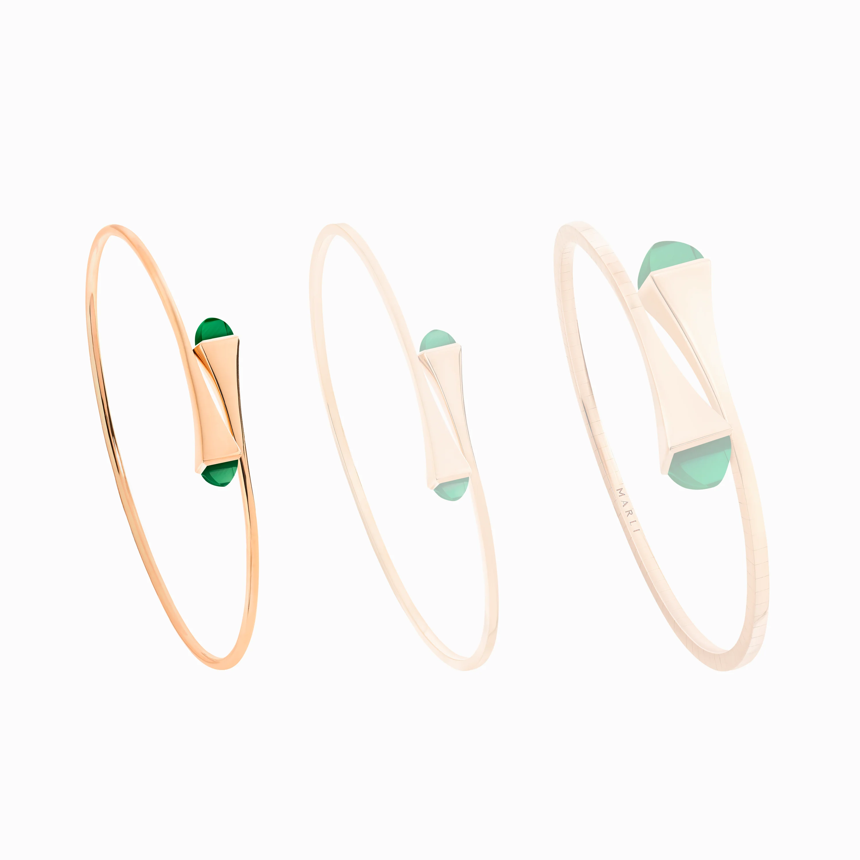 Cleo Wire Gold Slip-On Bracelet - Image 5