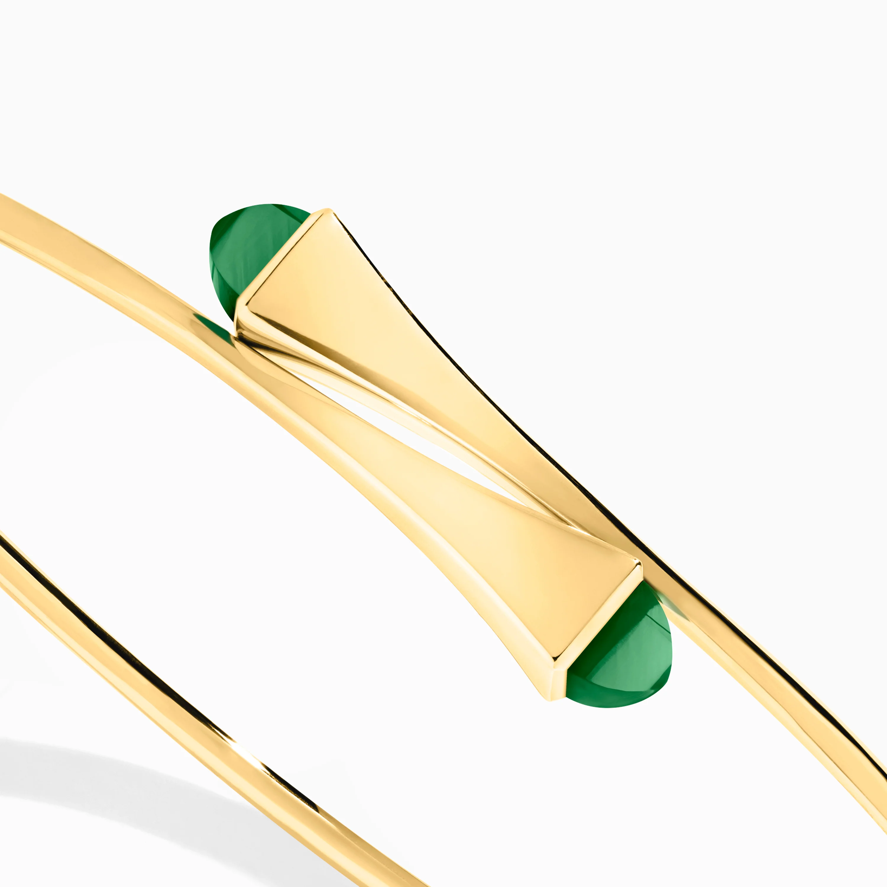 Cleo Wire Gold Slip-On Bracelet - Image 3
