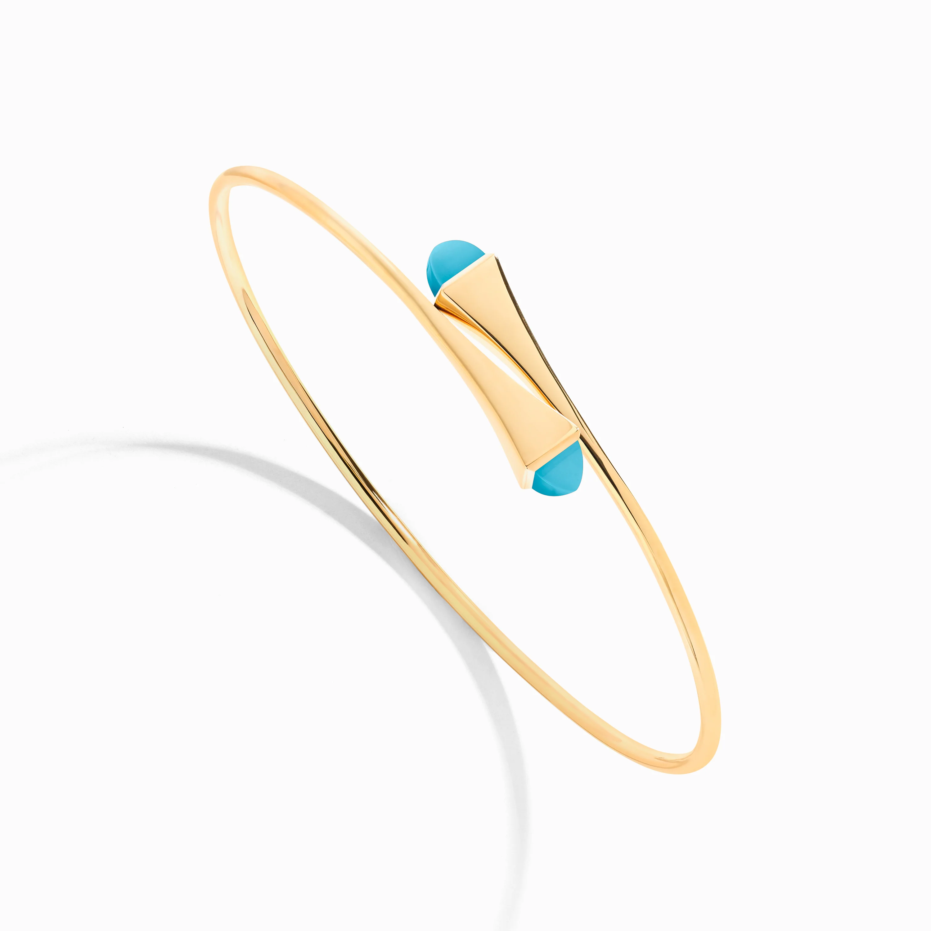 Cleo Wire Gold Slip-On Bracelet - Image 34
