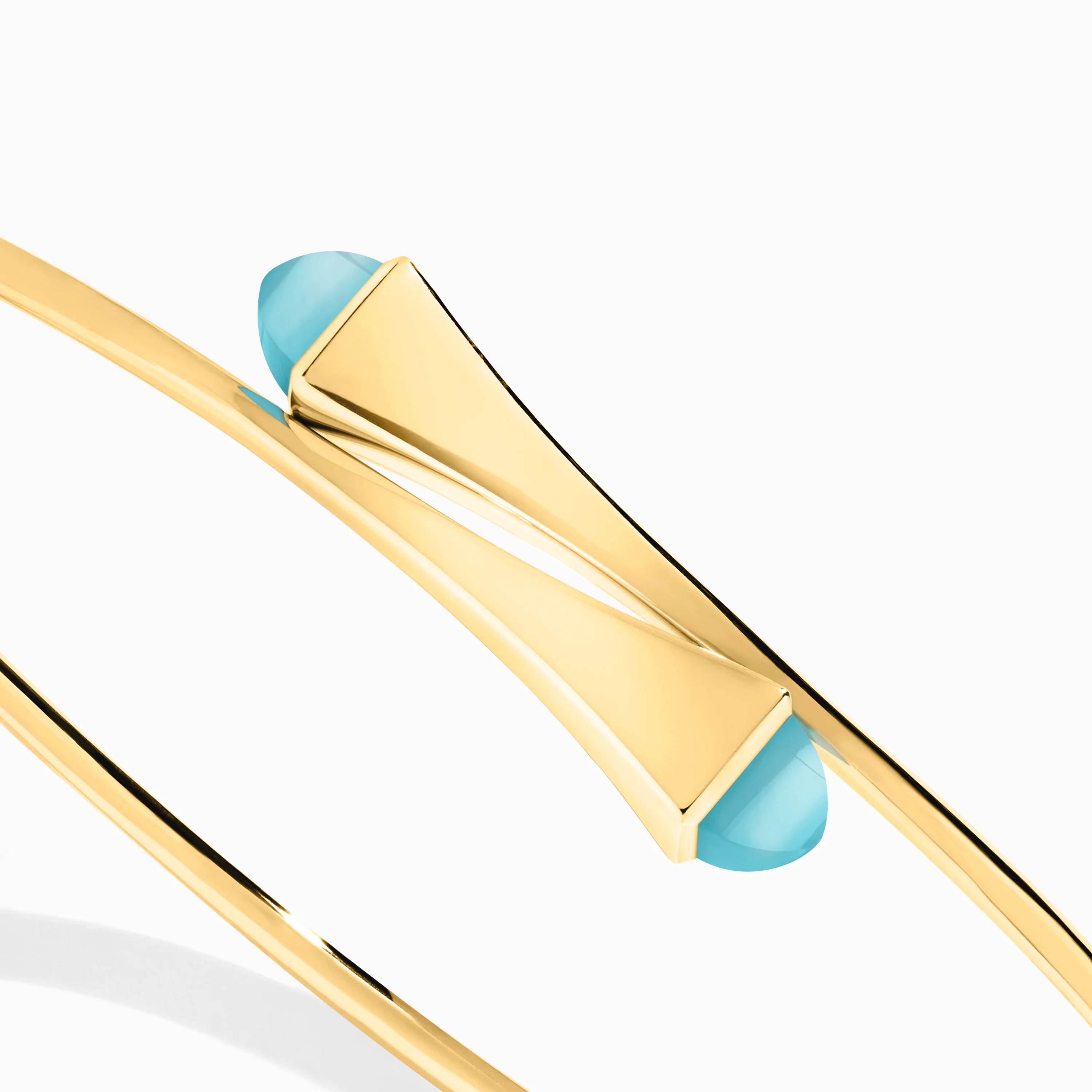 Cleo Wire Gold Slip-On Bracelet - Image 8