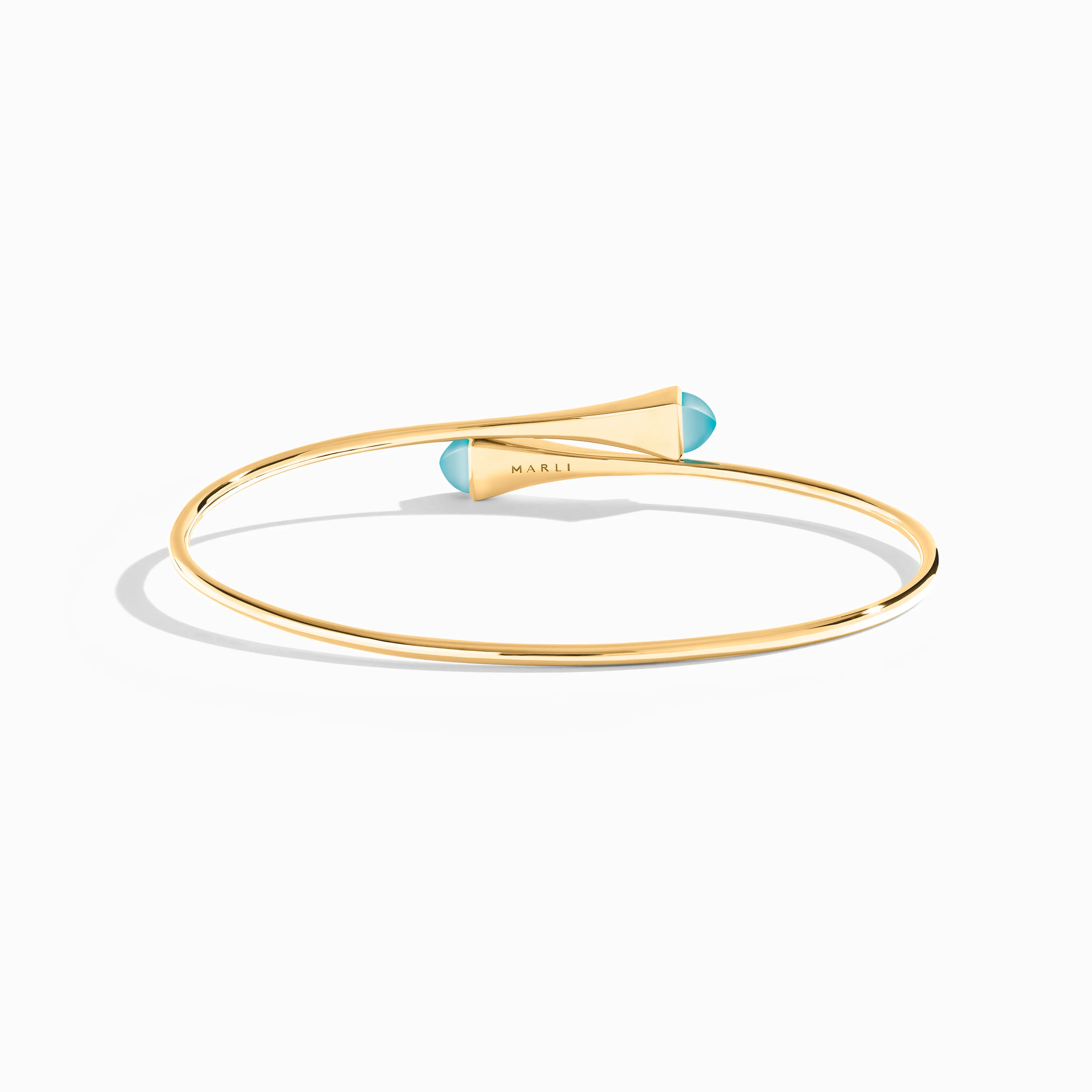 Cleo Wire Gold Slip-On Bracelet - Image 9