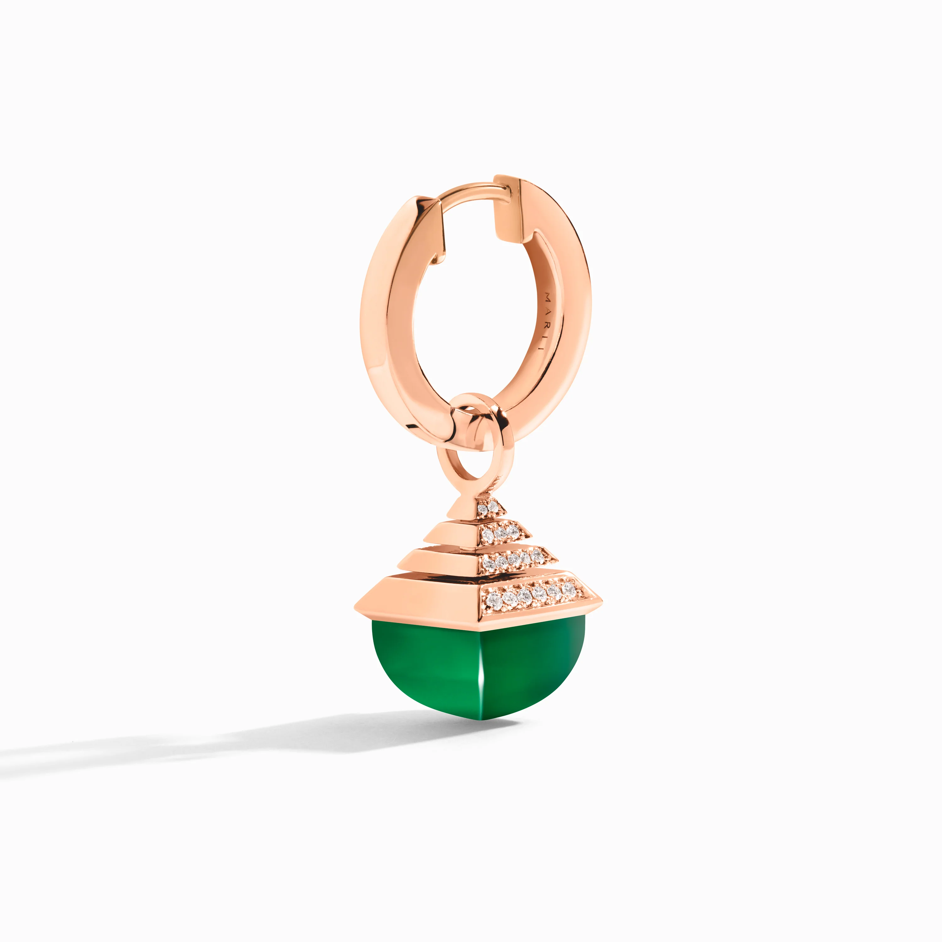 Cleo Rev Midi Diamond Drop Earrings - Image 3