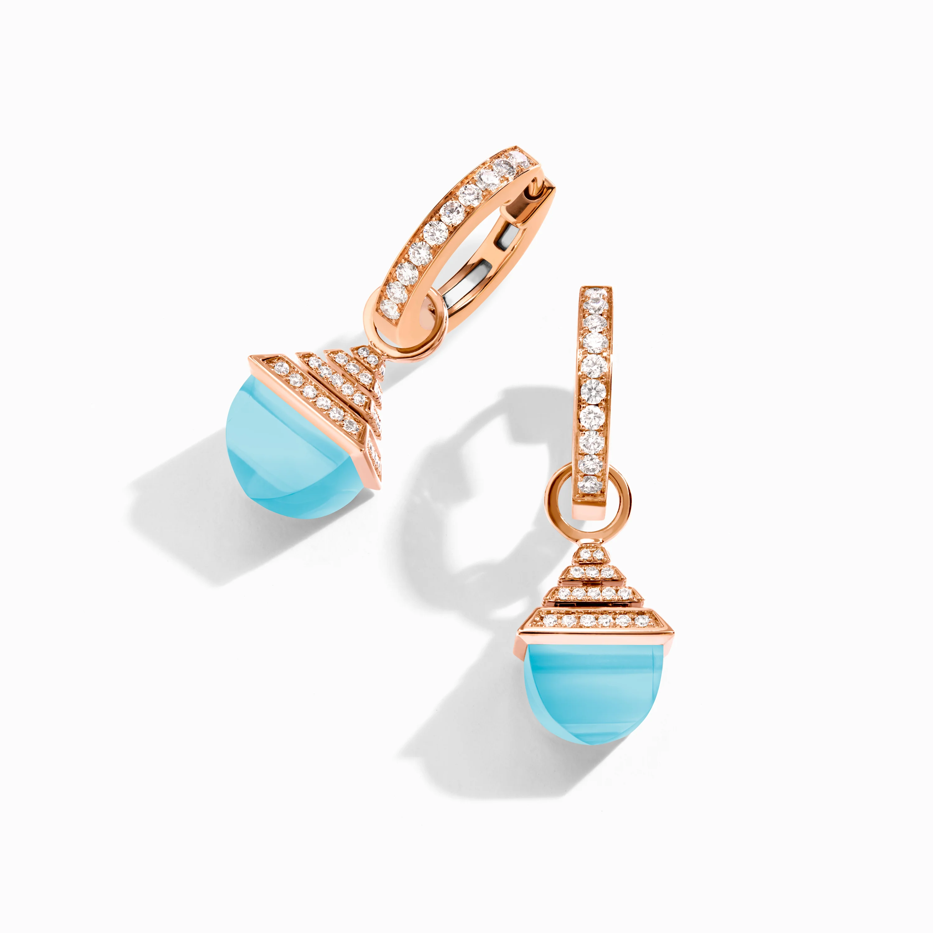 Cleo Rev Midi Diamond Drop Earrings - Image 5