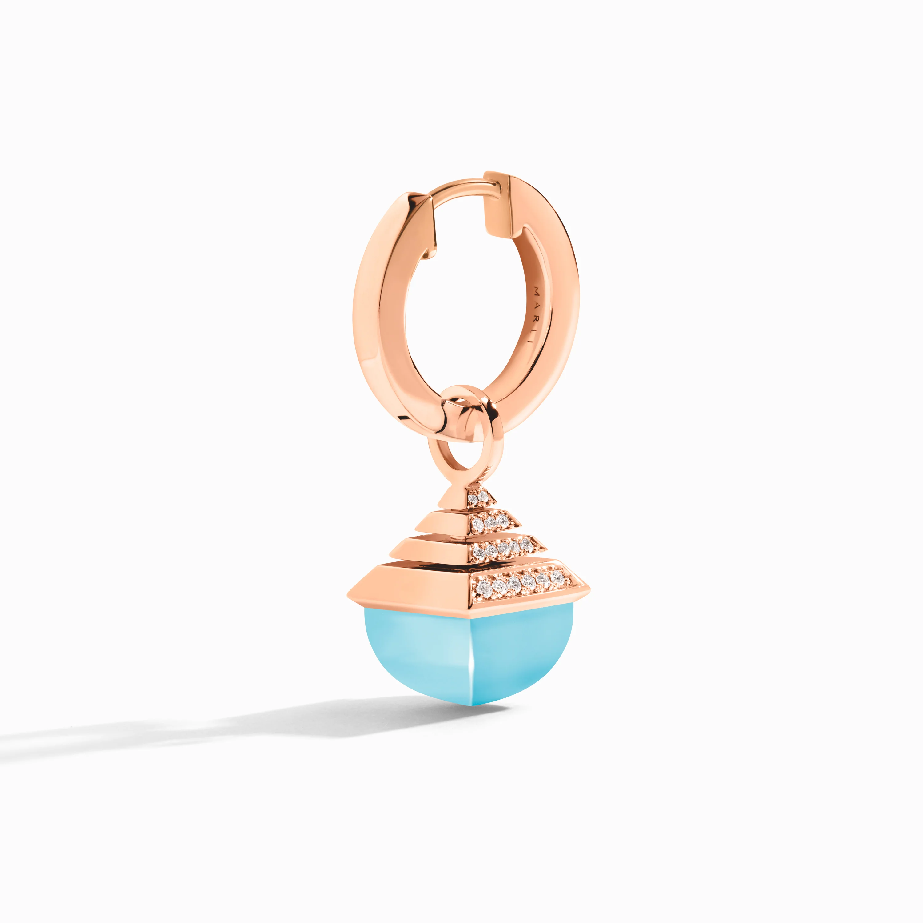 Cleo Rev Midi Diamond Drop Earrings - Image 7