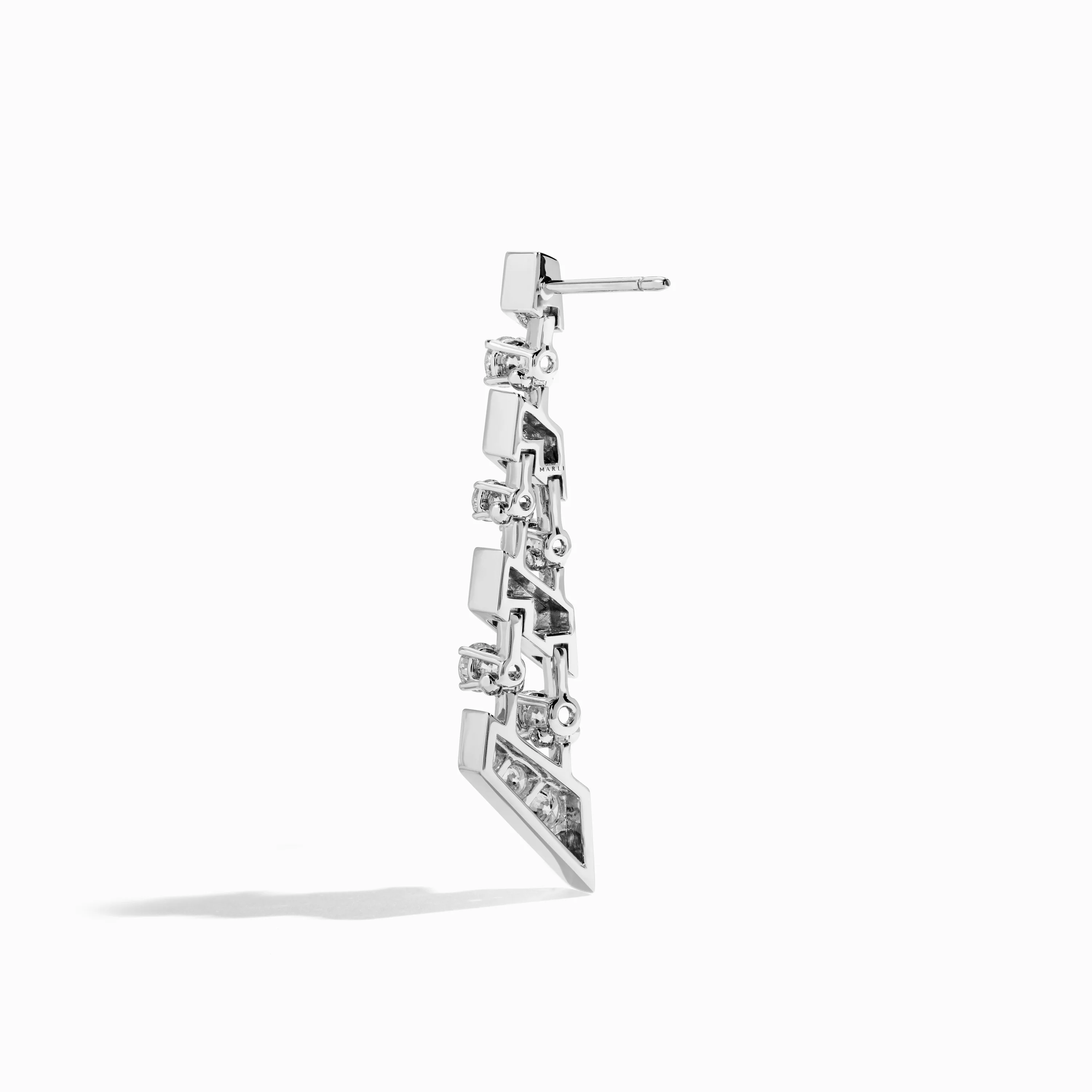 Fifth Avenue Drop Diamond Earrings - Image 3