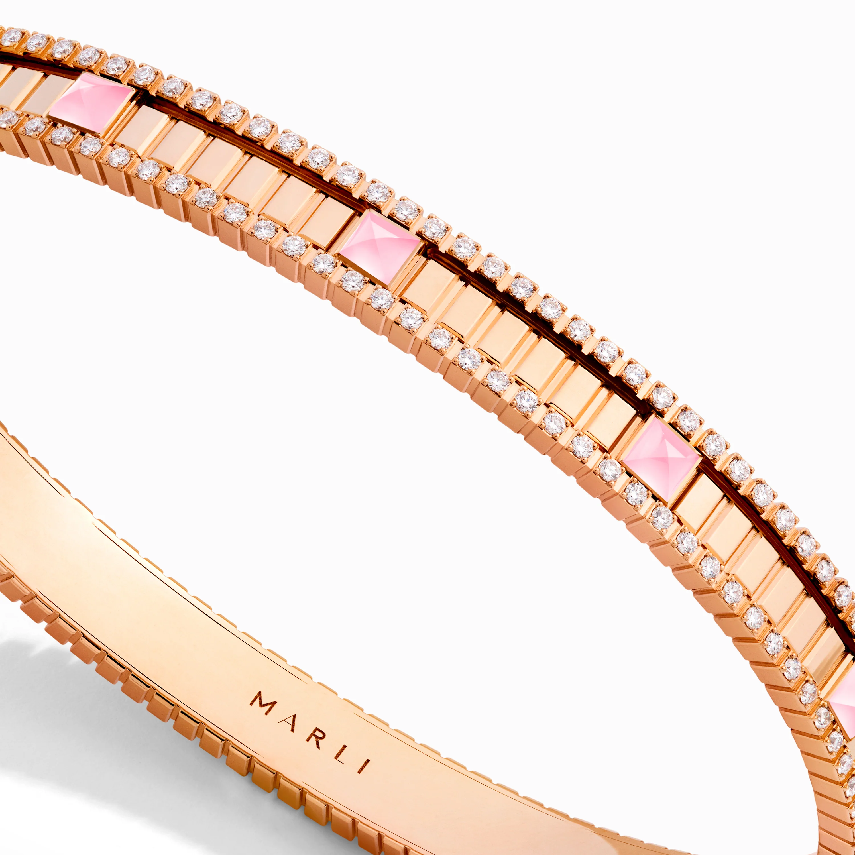LIFE Diamond Hinged Bangle - Image 11