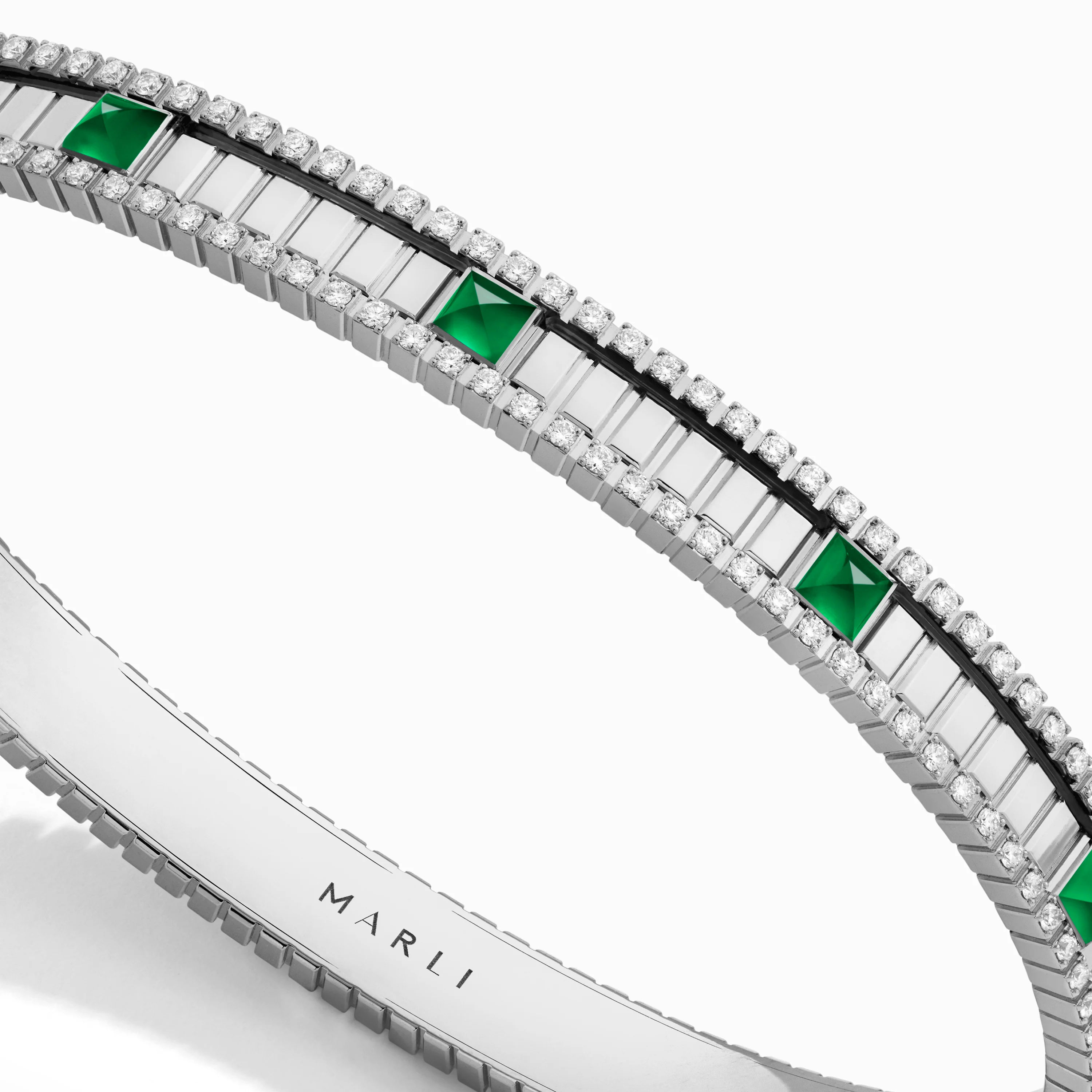 LIFE Diamond Hinged Bangle - Image 3