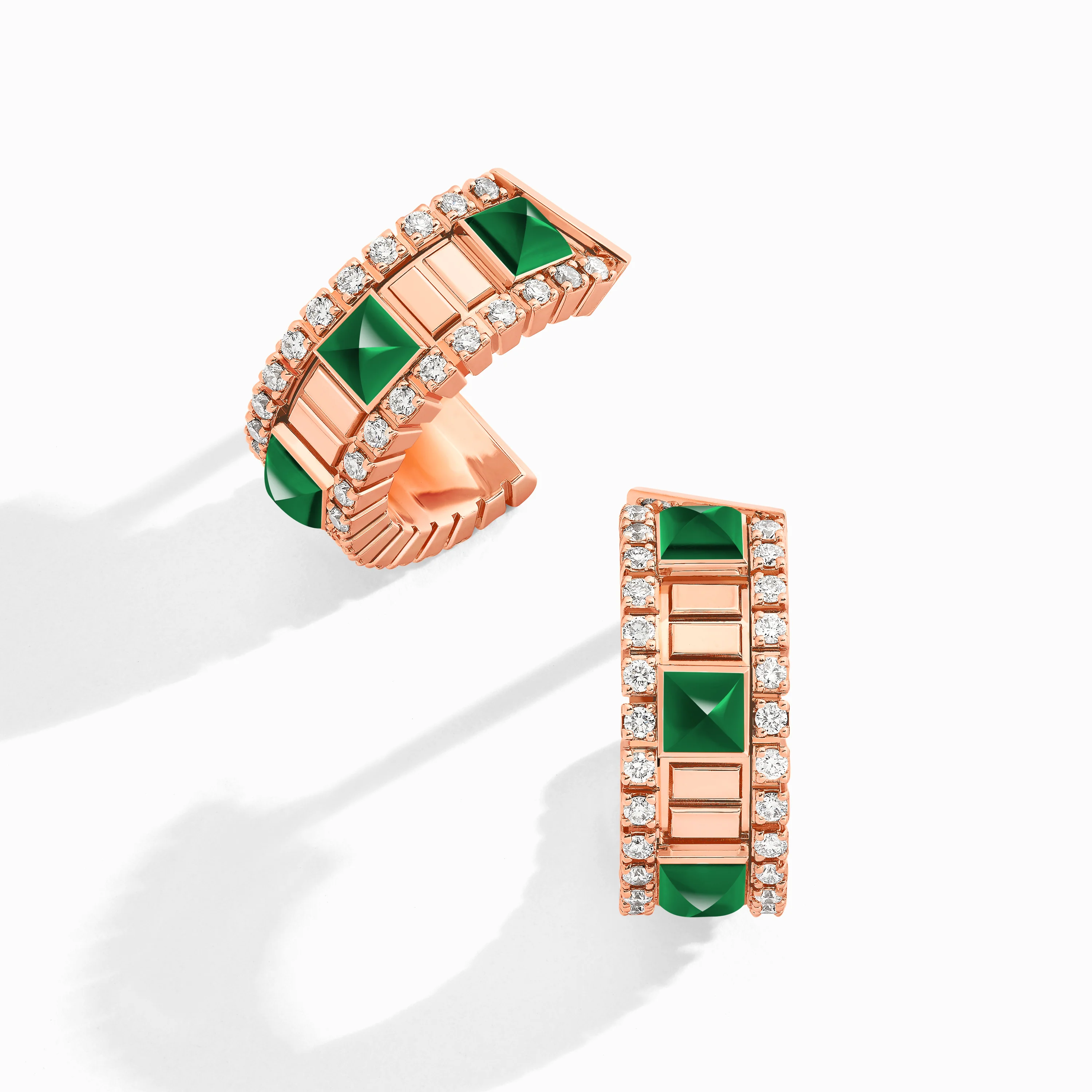 LIFE Diamond Mini Hoop Earrings - Image 4