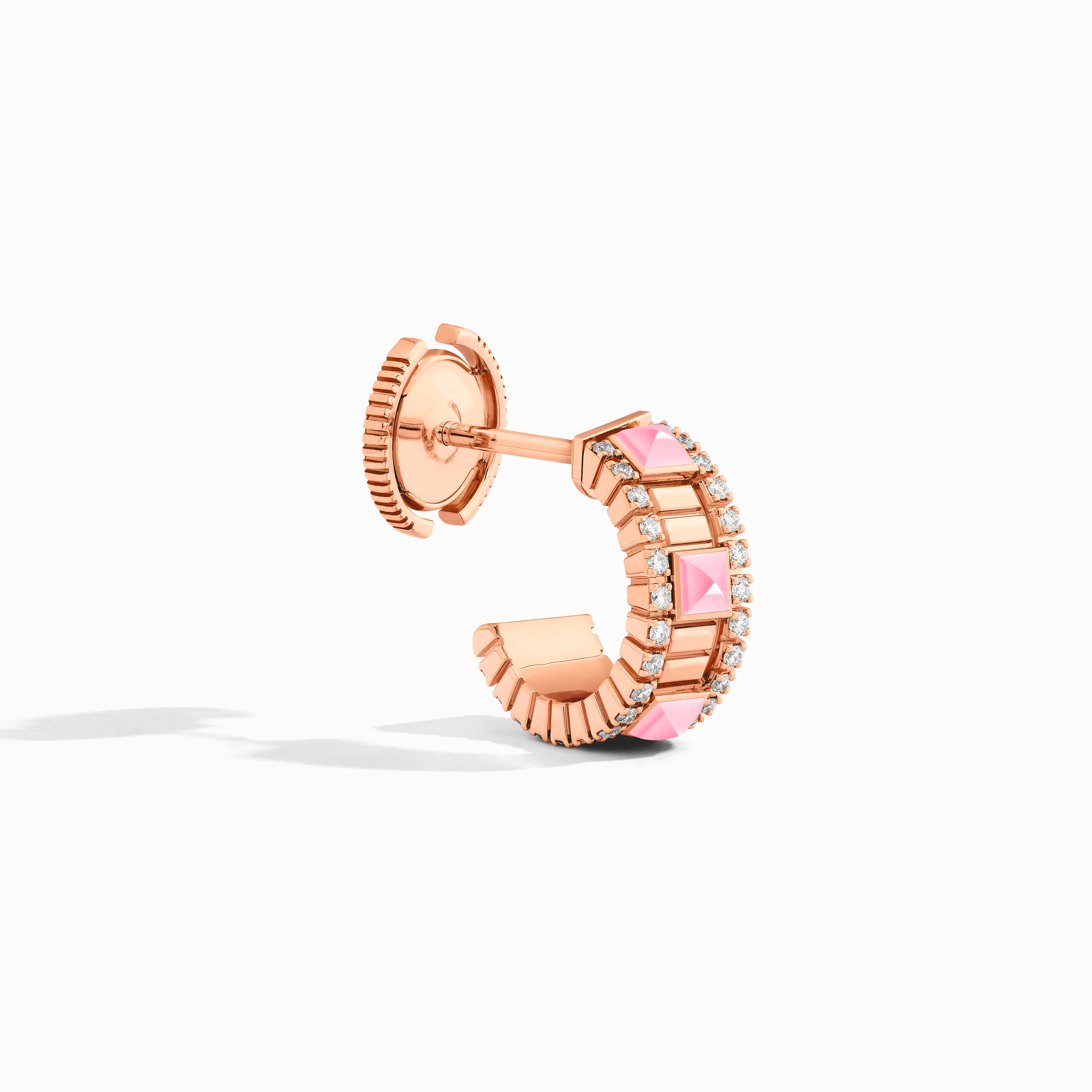 LIFE Diamond Mini Hoop Earrings - Image 8