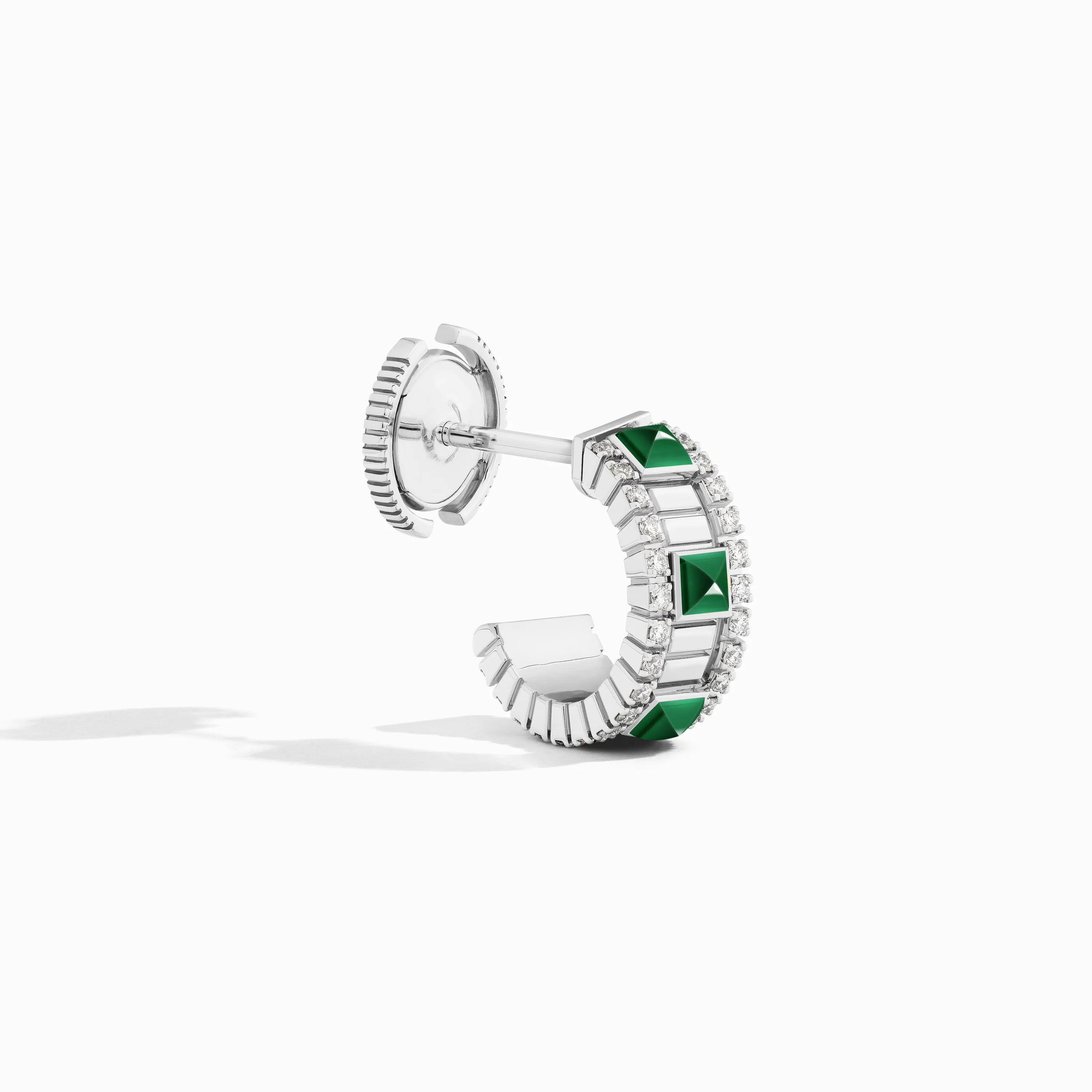 LIFE Diamond Mini Hoop Earrings - Image 3